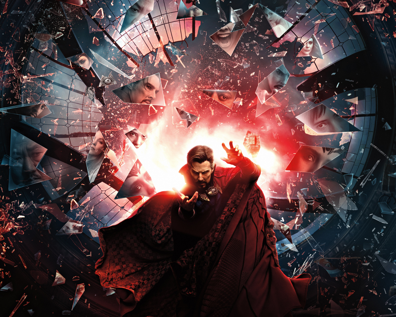 Doctor Strange in the Multiverse of Madness, movie poster, 2022, 1280x1024 wallpaper