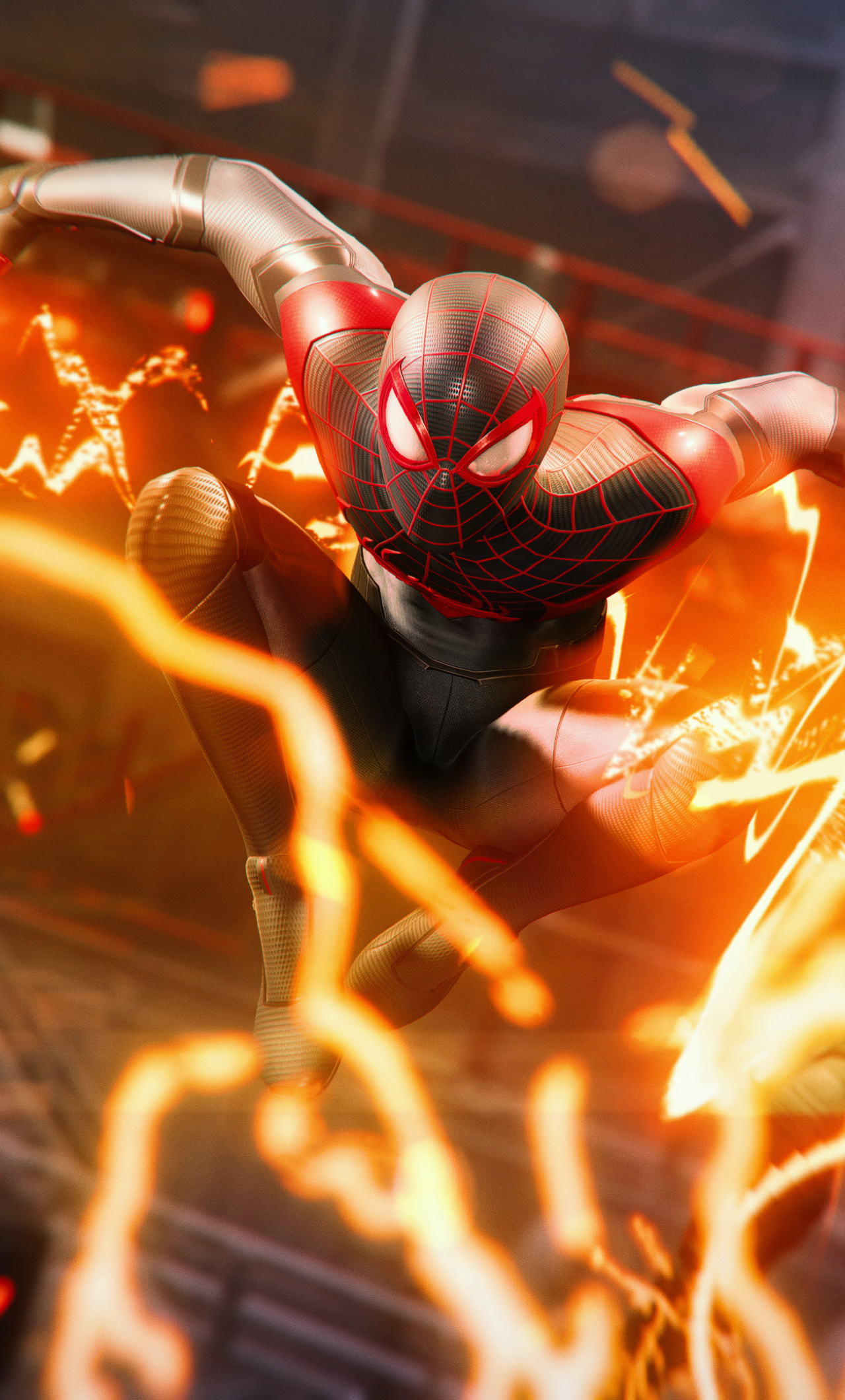 Download wallpaper 240x320 miles morales, video game, 2020, ps5, old  mobile, cell phone, smartphone, 240x320 hd image background, 26639