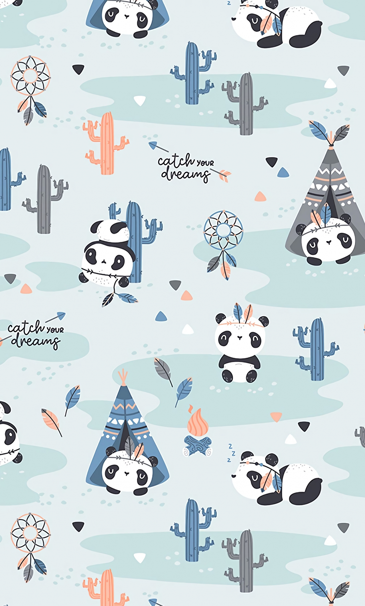 Download 1280x2120 wallpaper pandas