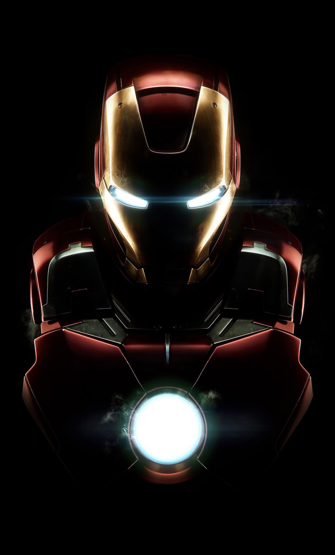Download 1280x2120 Wallpaper Iron Man Dark Armor Mark Vii