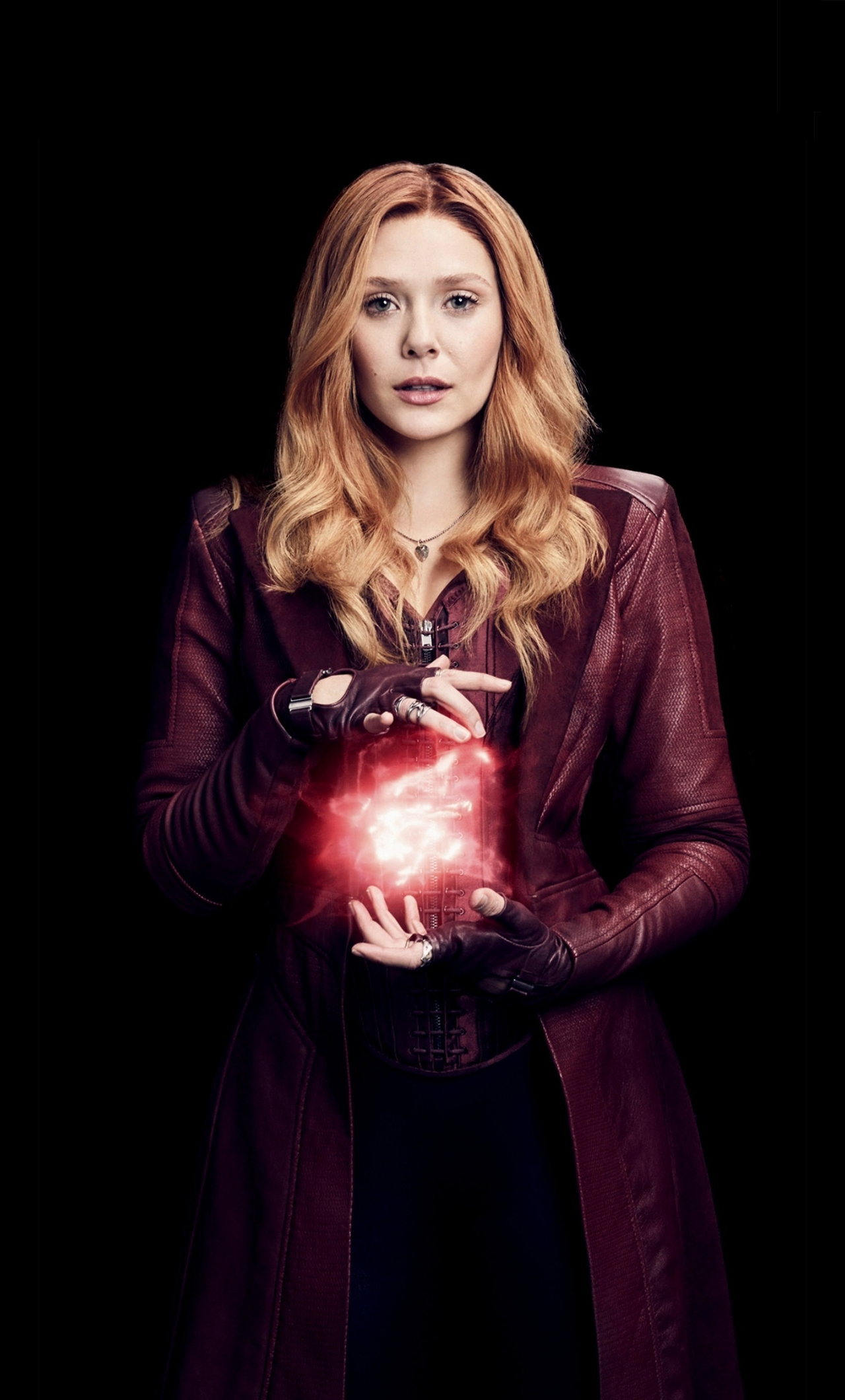 Wanda maximoff, Scarlet Witch, Elizabeth Olsen, Avengers: infinity war, 1280x2120 wallpaper