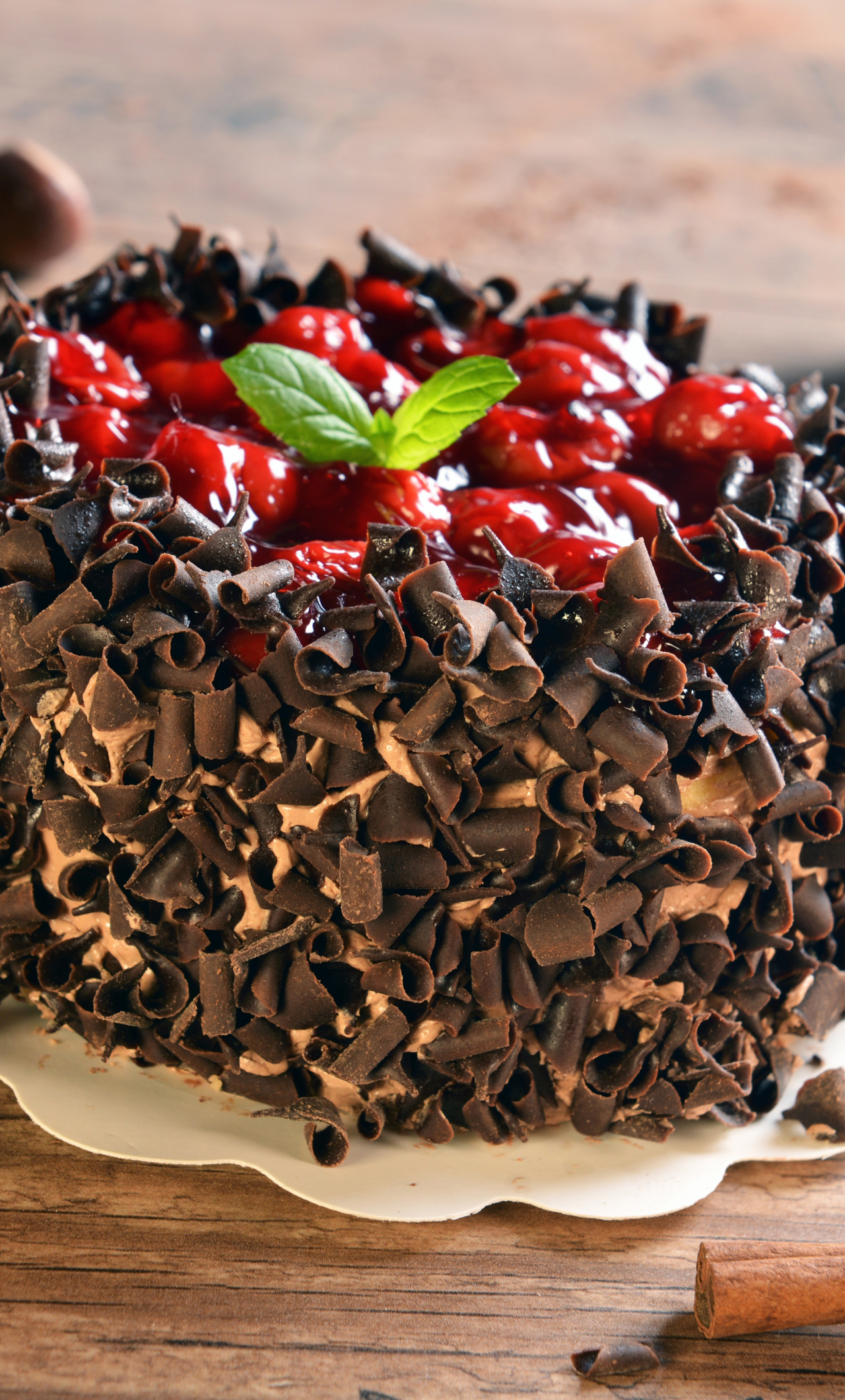 chocolate cake wallpaper