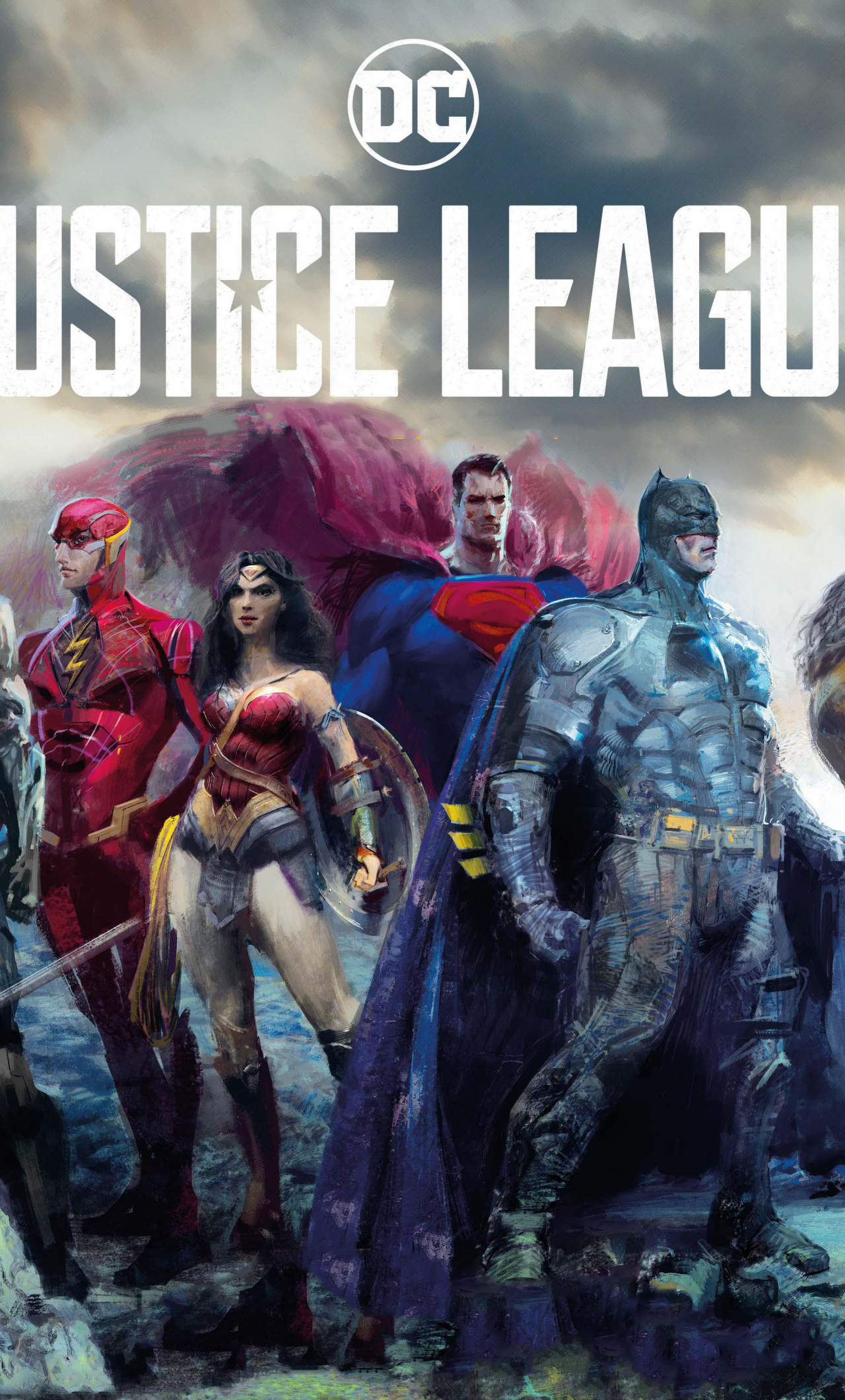 Download wallpaper 1280x2120 justice league, movie, fan artwork, batman,  superman, wonder woman, iphone 6 plus, 1280x2120 hd background, 441
