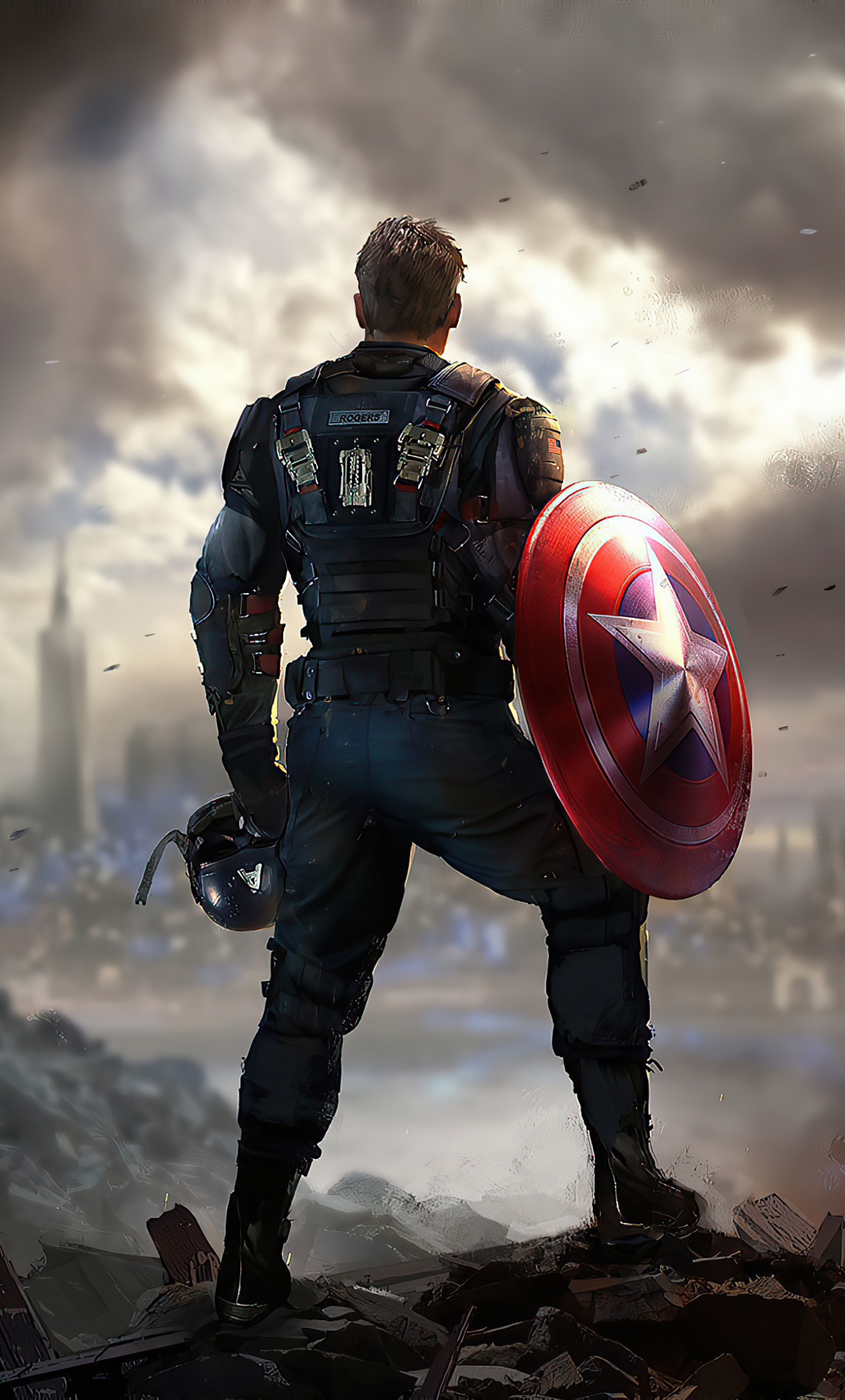 Download wallpaper 1280x2120 captain america, marvel's avengers, first  avenger, iphone 6 plus, 1280x2120 hd background, 25946