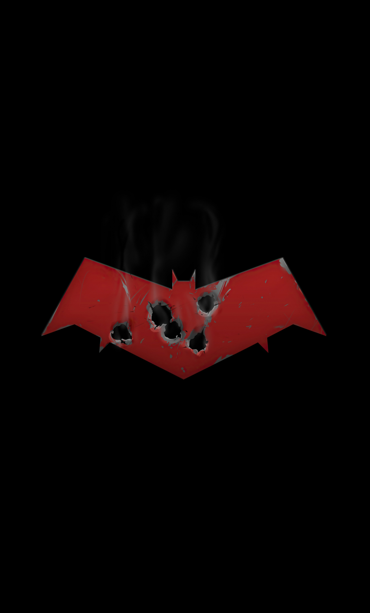 Download wallpaper 1280x2120 red hood vs grifter: blood money, batman, logo,  iphone 6 plus, 1280x2120 hd background, 26998