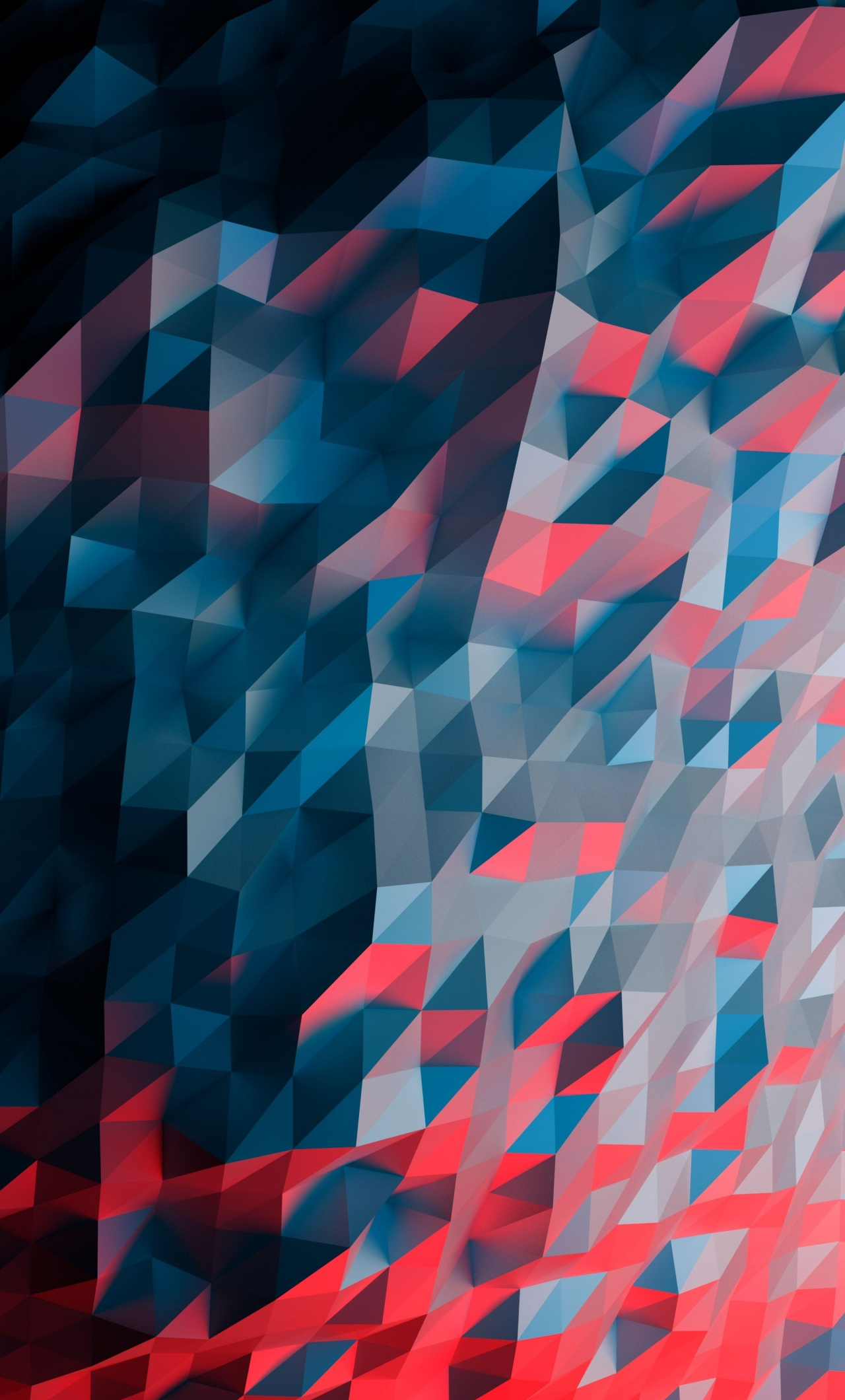Multi-color, polygons, art, 1280x2120 wallpaper