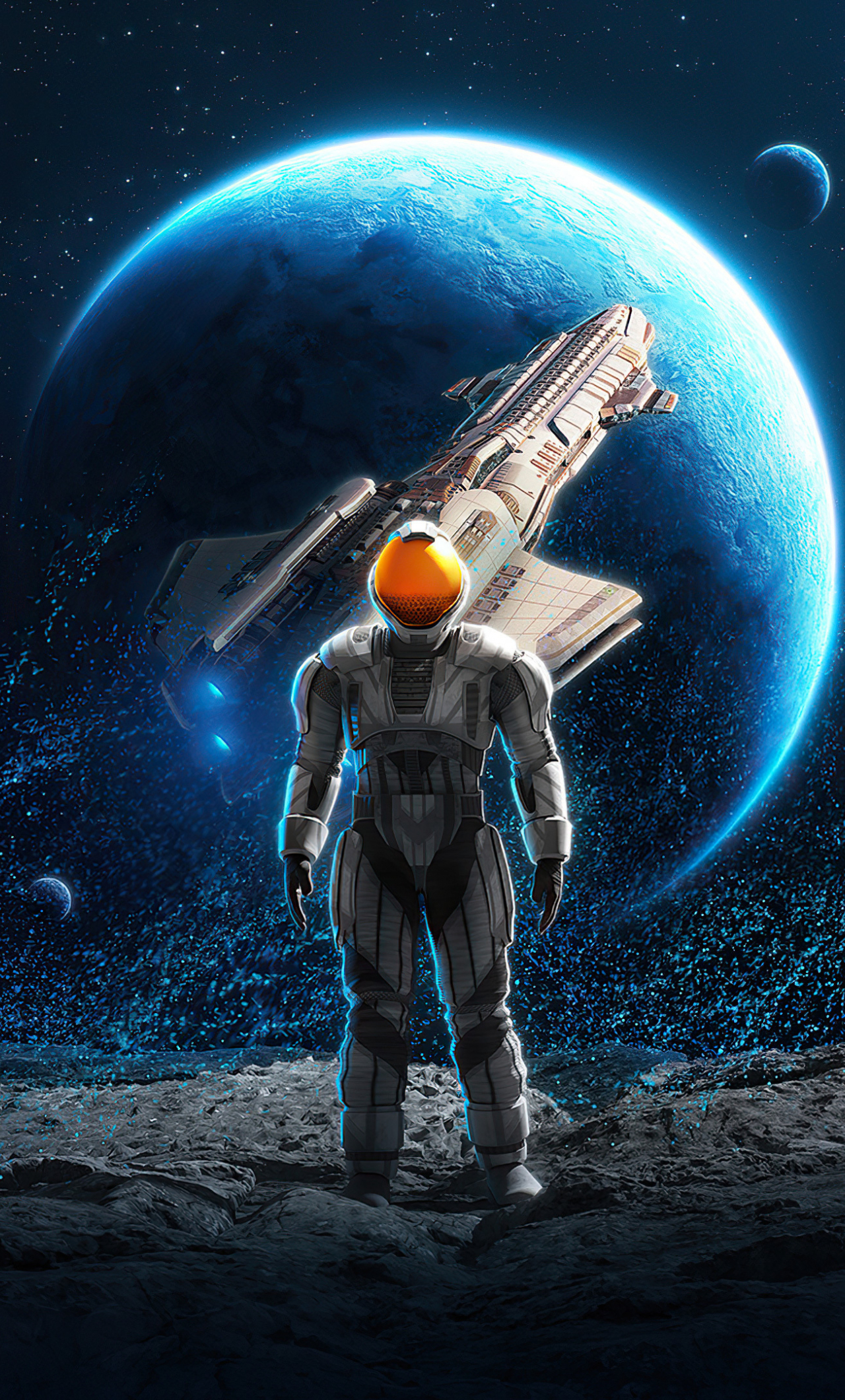 Download wallpaper 1280x2120 ether war, game series, earth, astronaut,  iphone 6 plus, 1280x2120 hd background, 29107