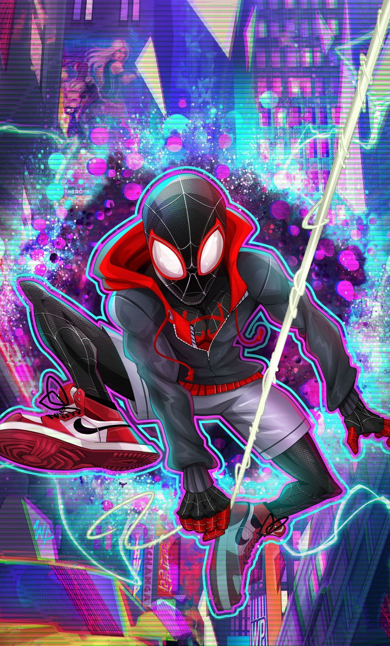 Spiderman Miles Morales PS5 4K Ultra HD Mobile Wallpaper