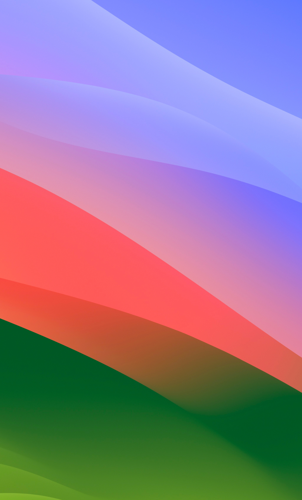 MacOS Sonoma, colorful waves, stock photo, 1280x2120 wallpaper