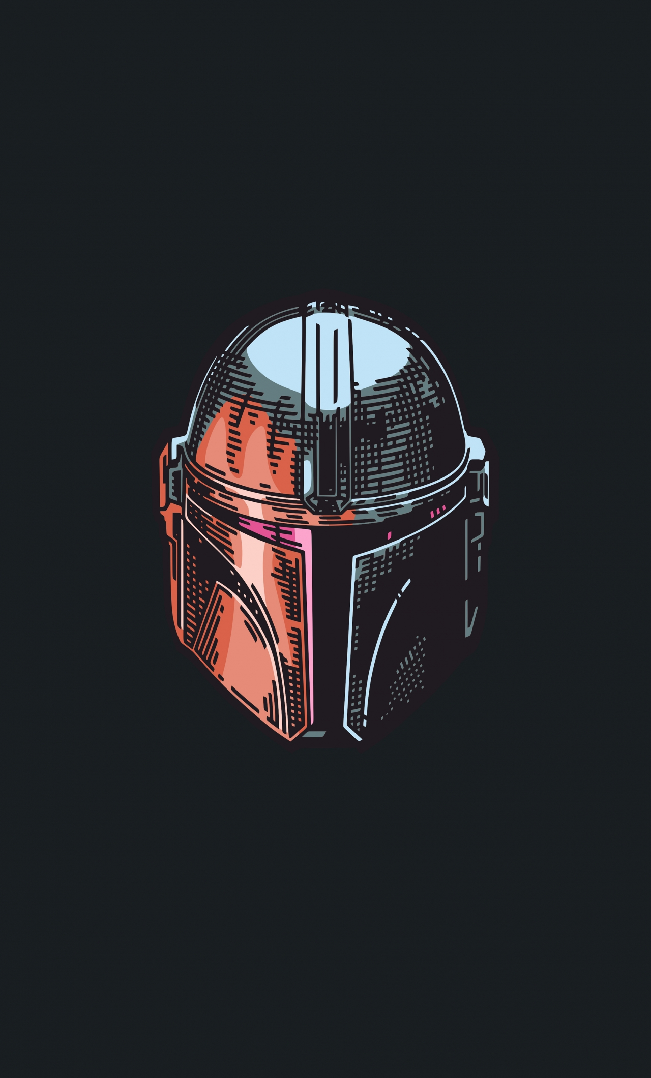 The Mandalorian wallpapers OLED iPhone screens edition