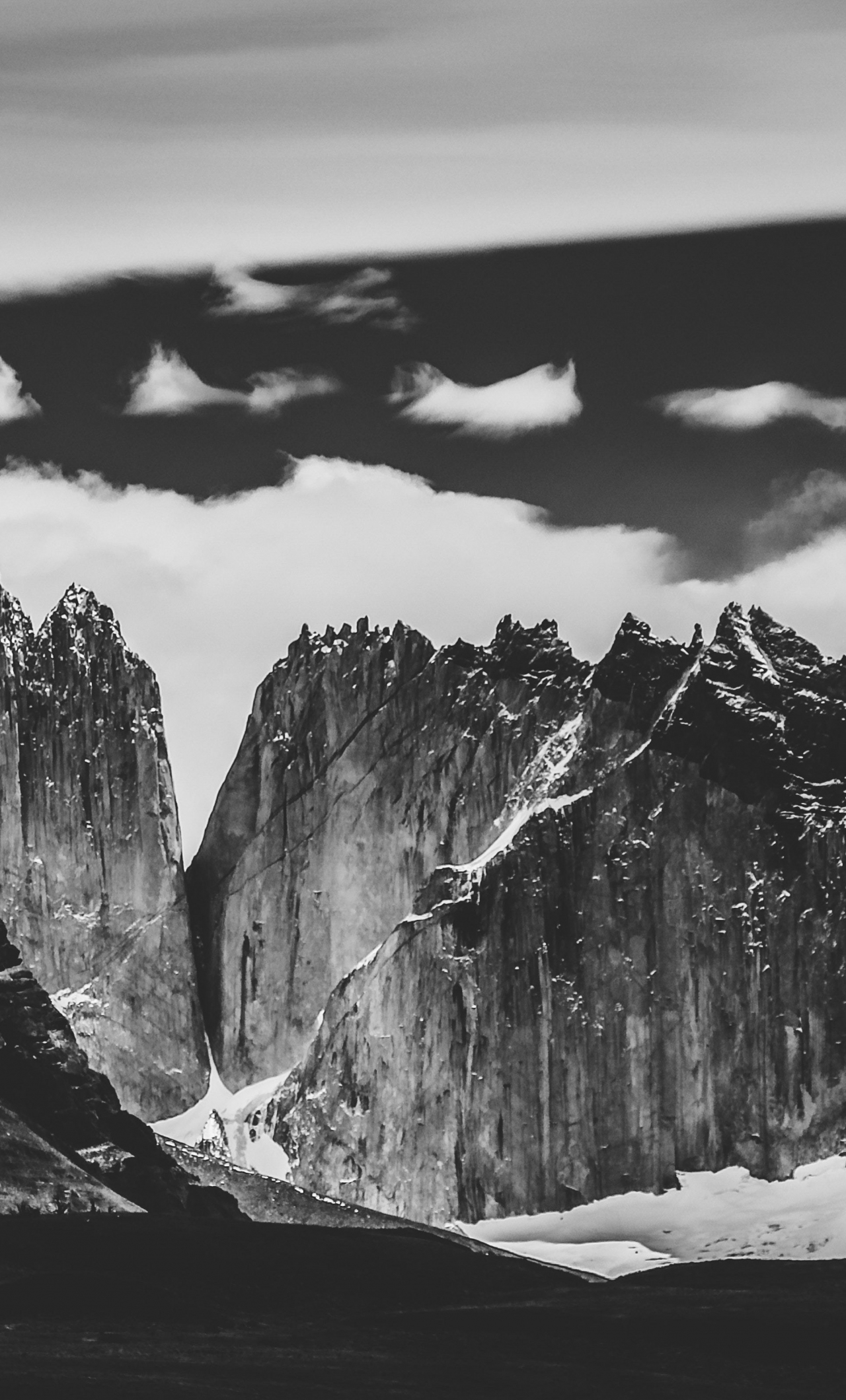 Download wallpaper 1280x2120 torres del paine national park, mountains ...