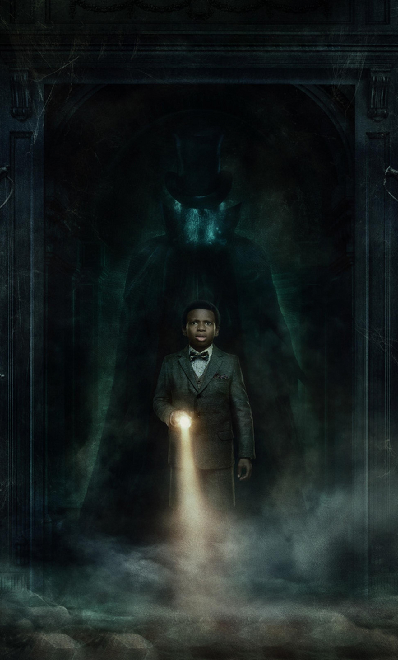 Kid, Haunted Mansion, 2023 movie, 1280x2120 wallpaper