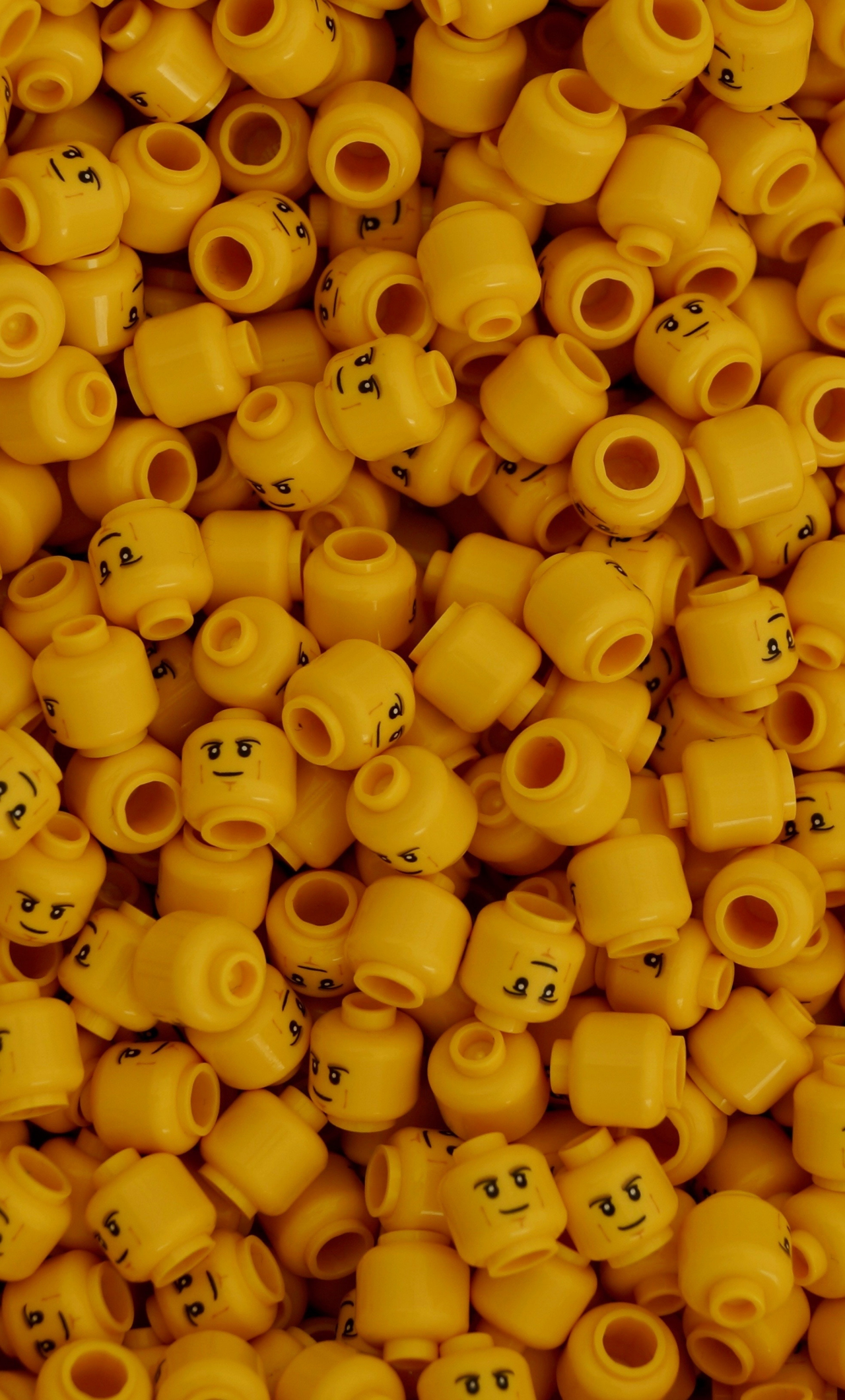 Yellow, Lego, toy, 1280x2120 wallpaper