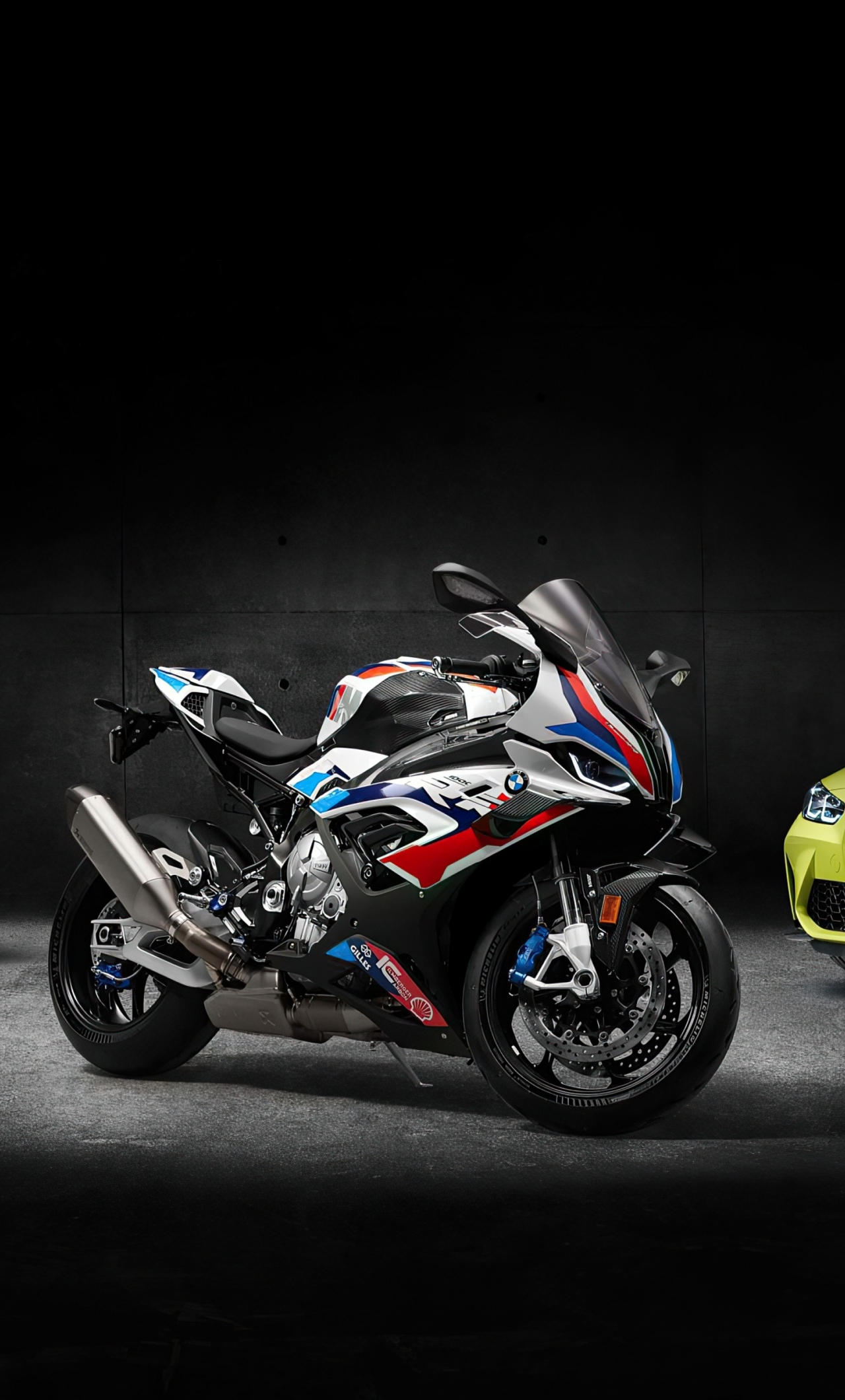 Download wallpaper 1280x2120 bmw squad, bike and cars, iphone 6 plus,  1280x2120 hd background, 26447
