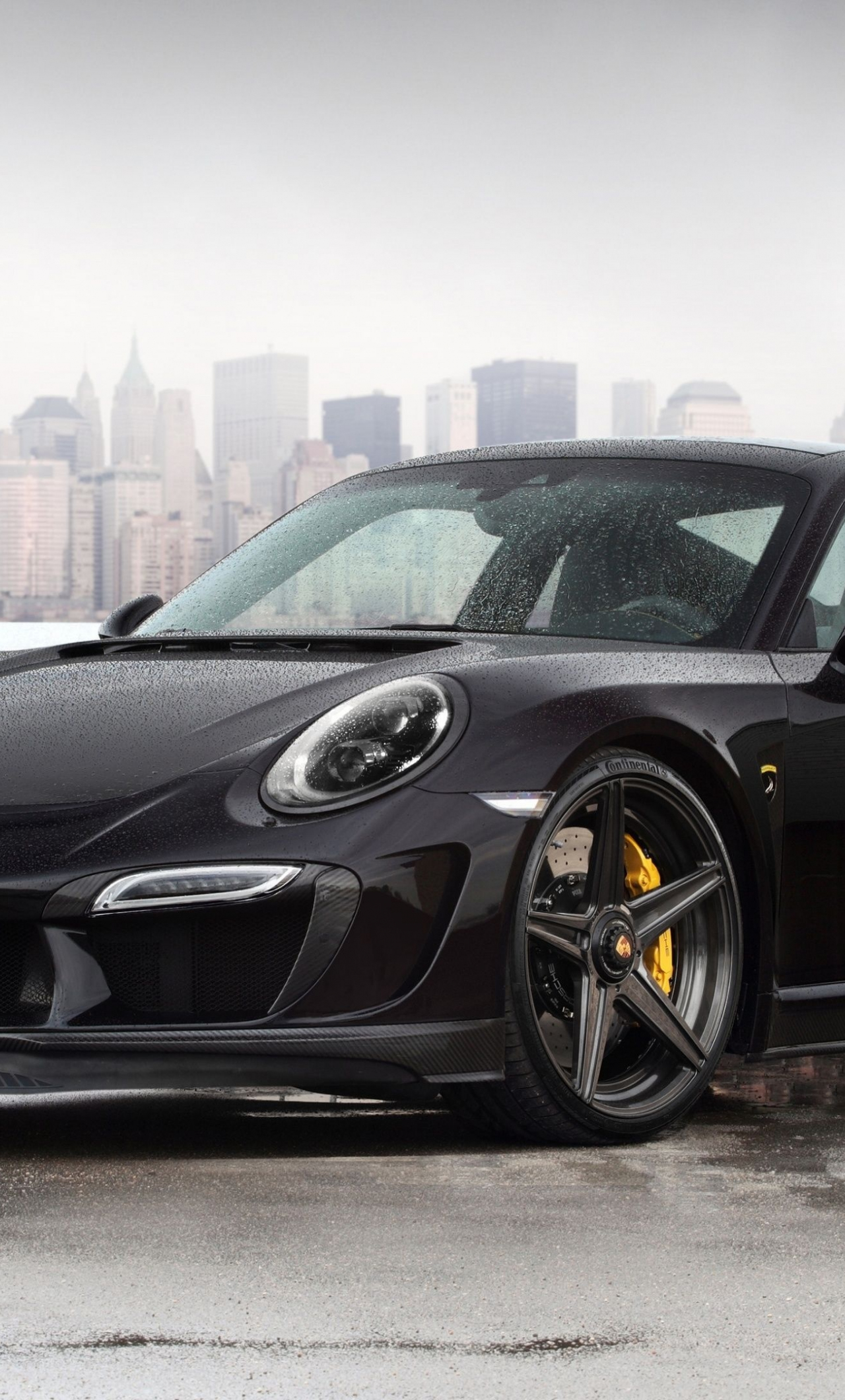 Download 1280x21 Wallpaper Black Car 19 Porsche 911 Turbo Iphone 6 Plus 1280x21 Hd Image Background