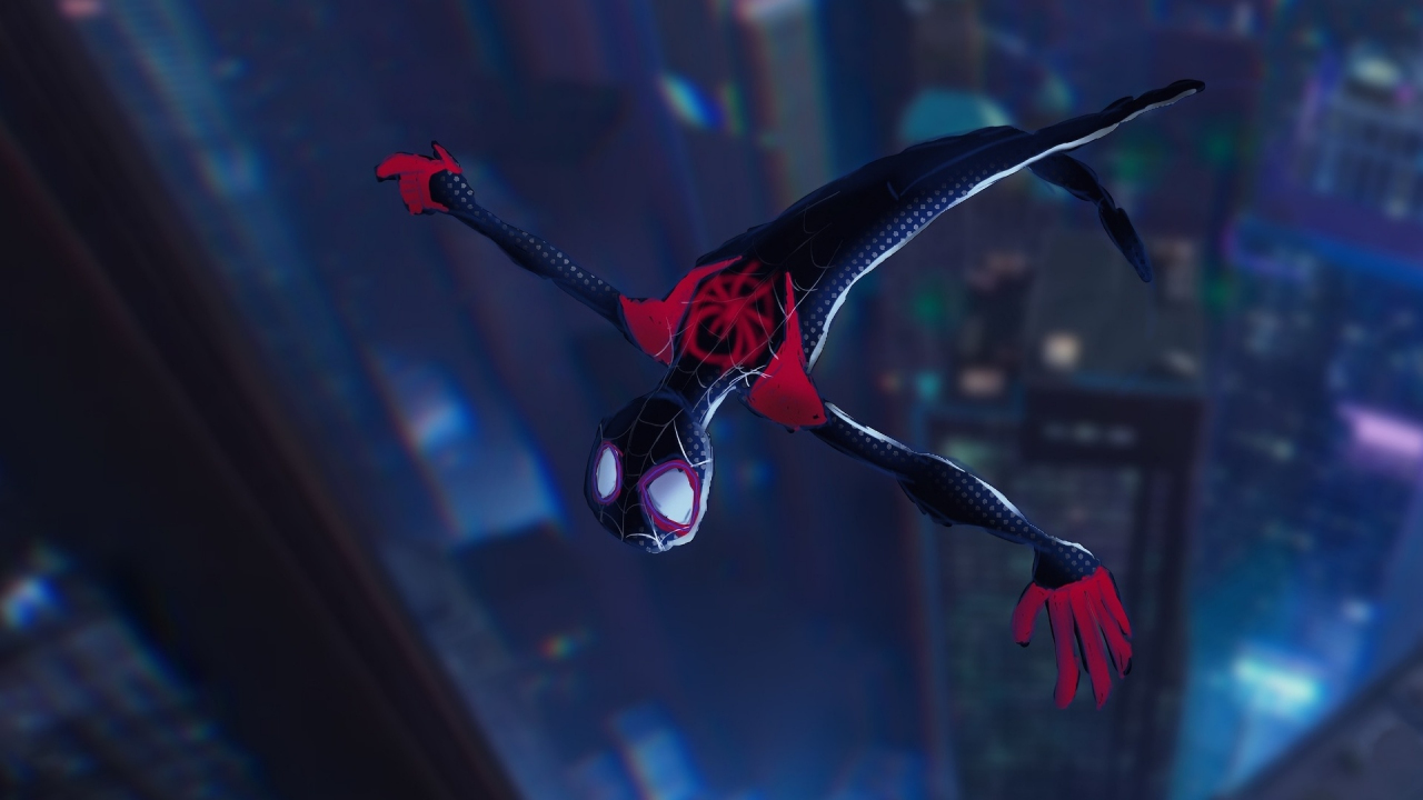 Download wallpaper 1280x720 spider-man: into the spider-verse, miles morales,  spiderman, movie, 2018, hd, hdv, 720p widescreen wallpaper, 1280x720 hd  background, 9610