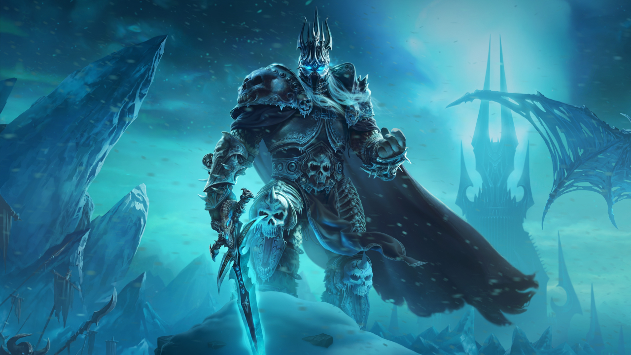 Dark King, World of Warcraft: Wrath of the Lich King, online game, 1280x720 wallpaper