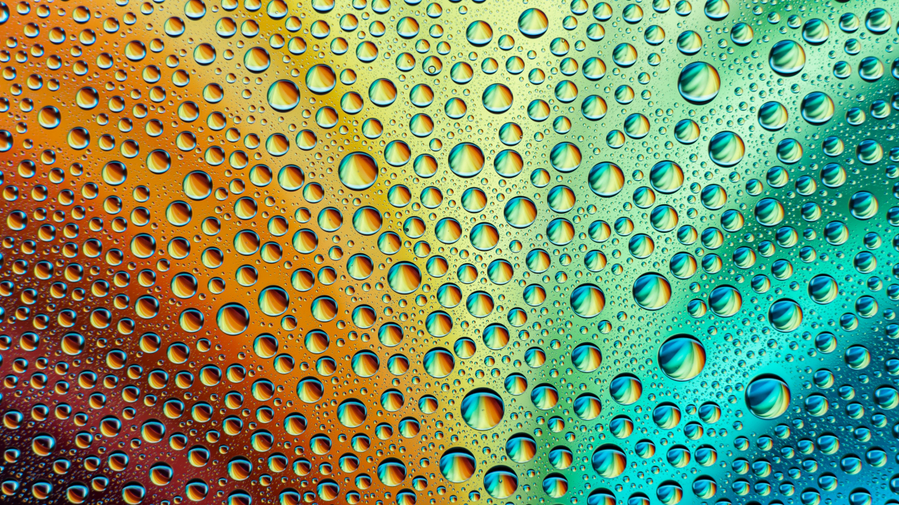 Wallpaper 4k Water Drops On Glass Wallpaper