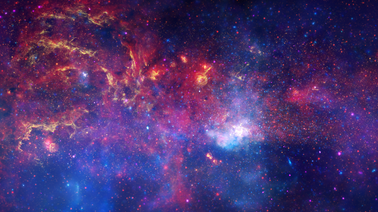 Download 1280x720 Wallpaper Stars Galaxy Nebula Interstellar Milky Way Hd Hdv 720p Widescreen 1280x720 Hd Image Background 22506