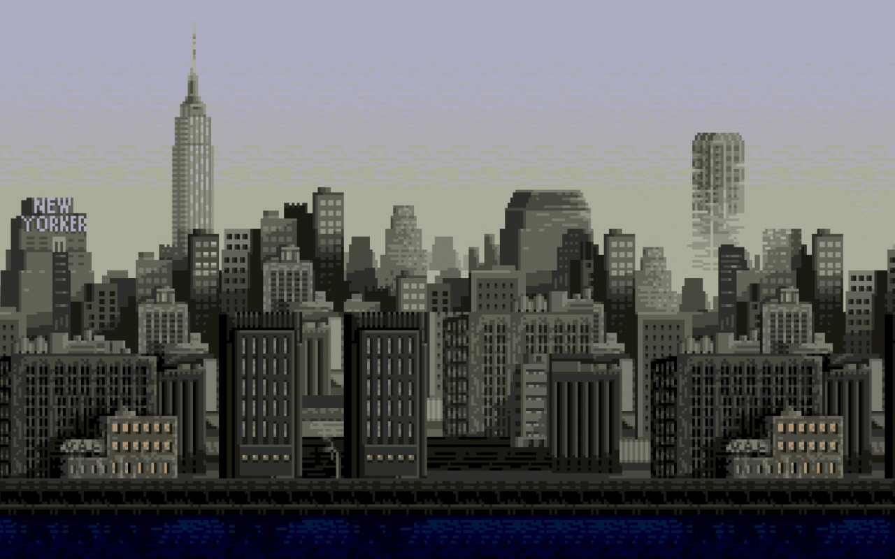 Download 1280x800 Wallpaper Pixel Art Cityscape Buildings New York Full Hd Hdtv Fhd 1080p Widescreen 1280x800 Hd Image Background