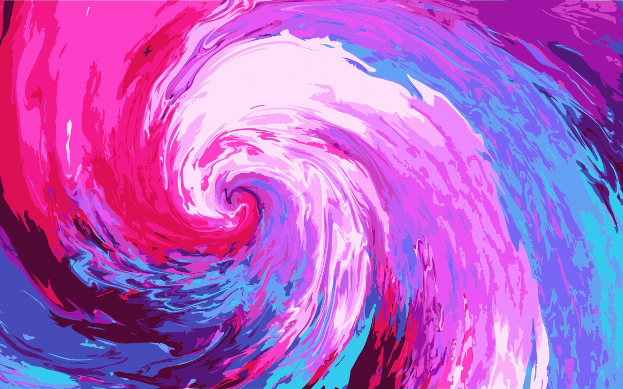 Swirl, abstract, glitch art, 1280x800 wallpaper