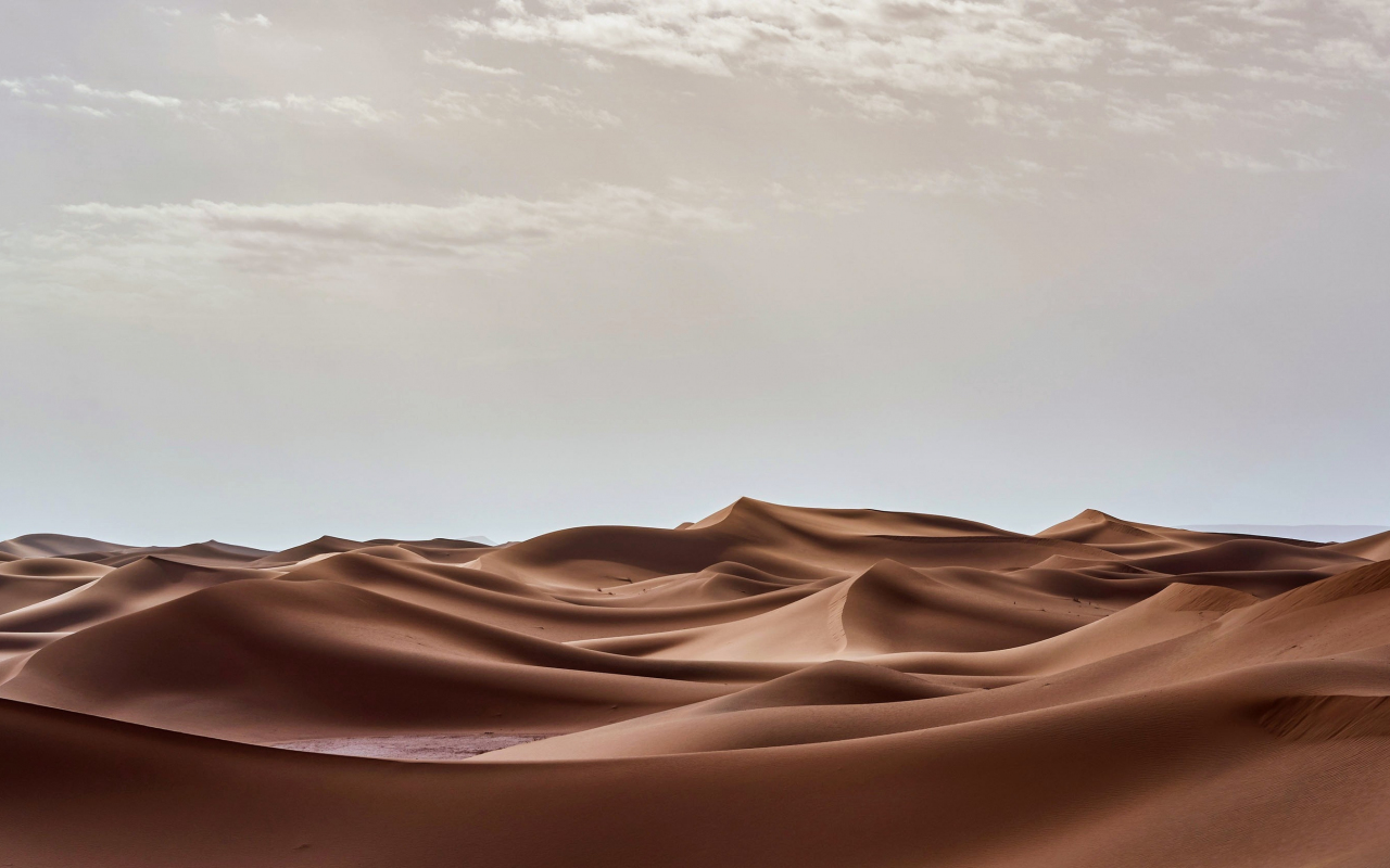 Landscape, desert dunes, nature, 1280x800 wallpaper