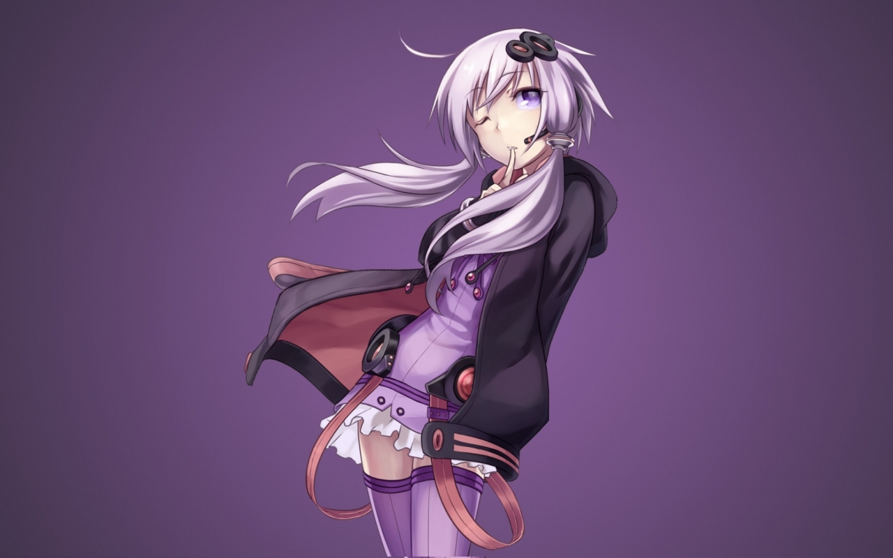 Download 1280x800 wallpaper wink, yuzuki yukari, vocaloid, full hd ...