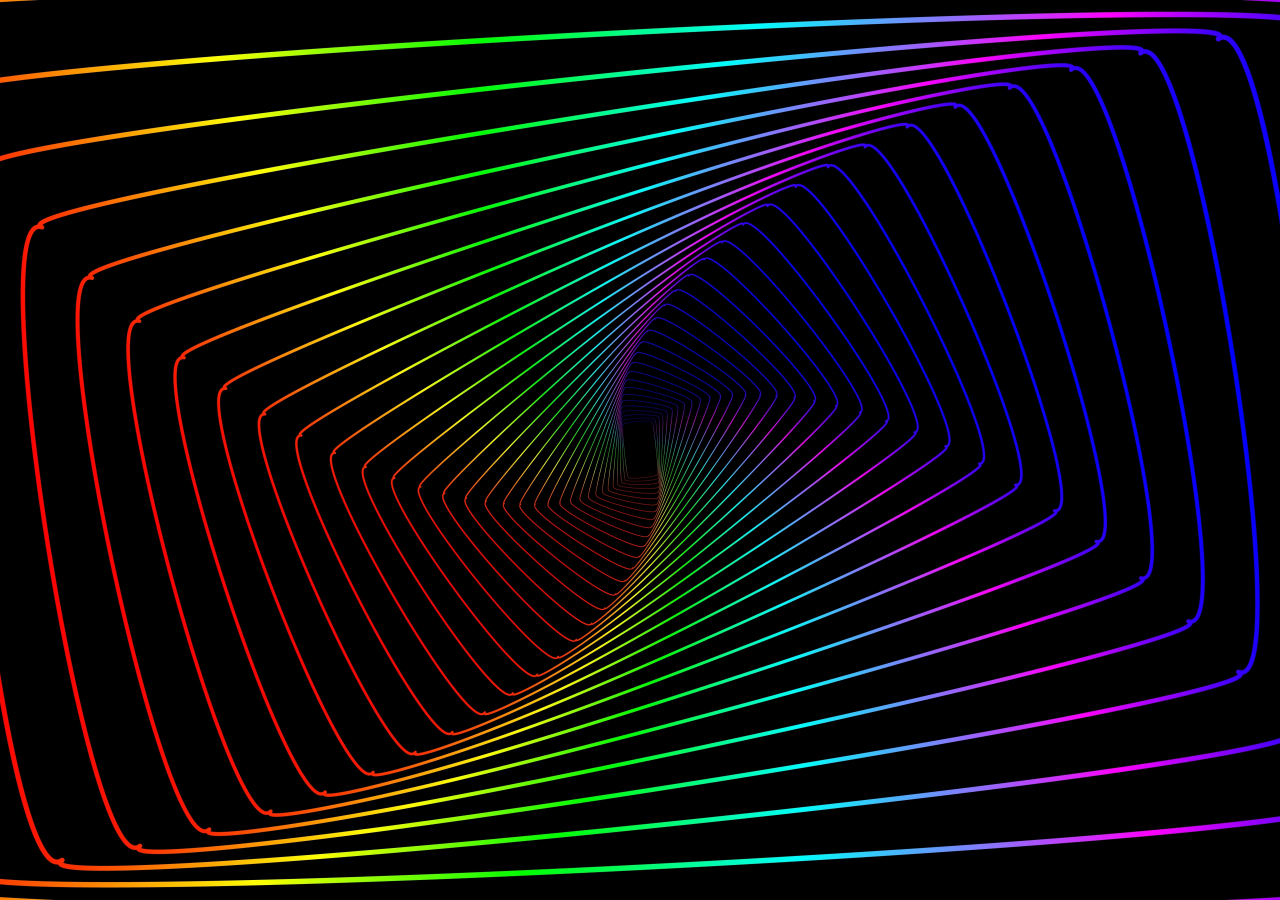 Colorful lines, swirl, abstract, minimal, 1280x900 wallpaper