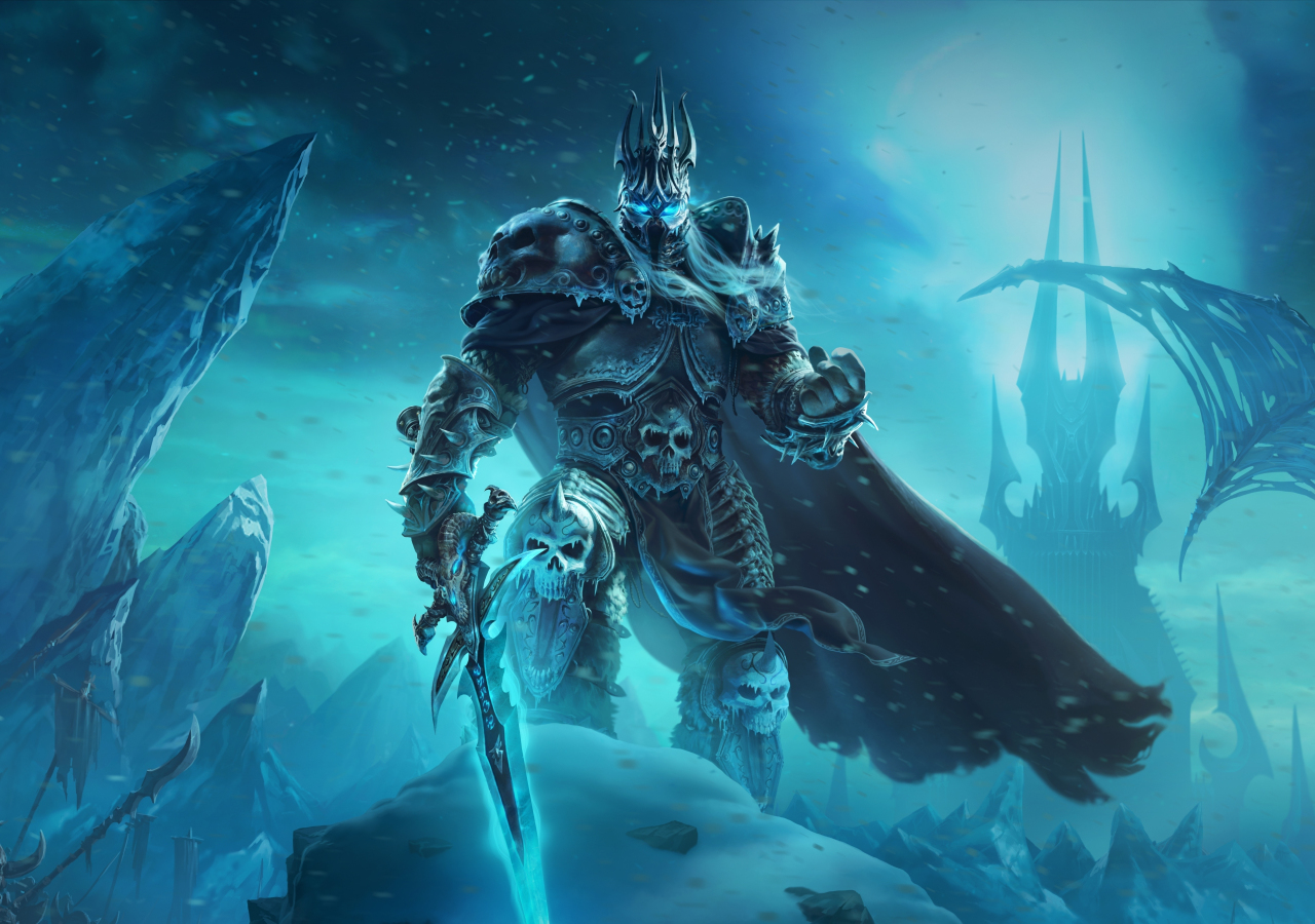 Dark King, World of Warcraft: Wrath of the Lich King, online game, 1280x900 wallpaper