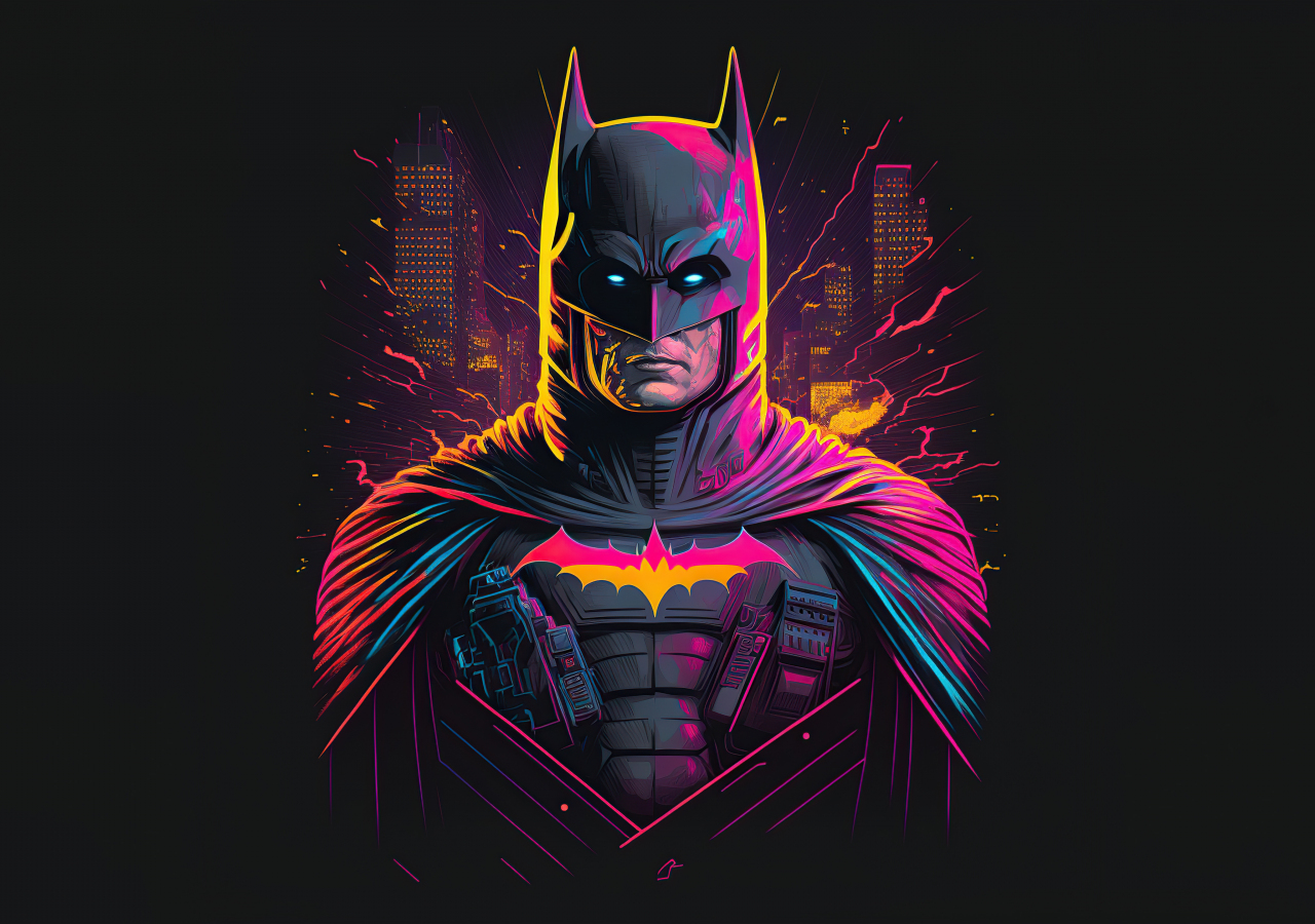 Retrofied batman, superhero, 1280x900 wallpaper