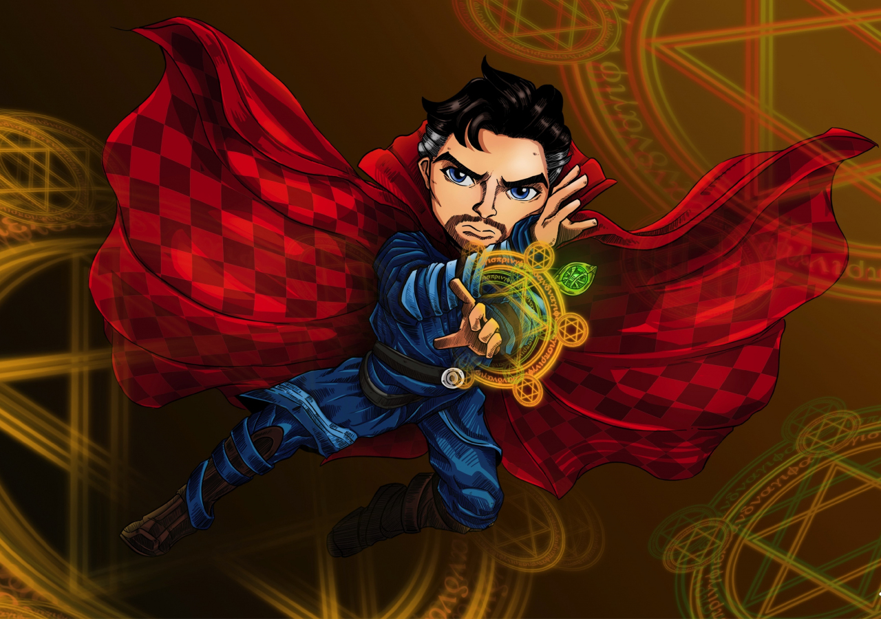 Download Wallpaper X Doctor Strange Marvel Comics Fan Artwork Widescreen X Hd