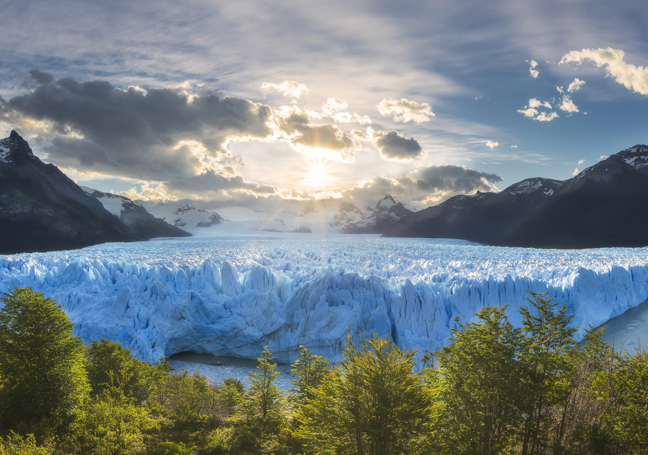 Iceberg, glacier lake, nature, 1280x900 wallpaper