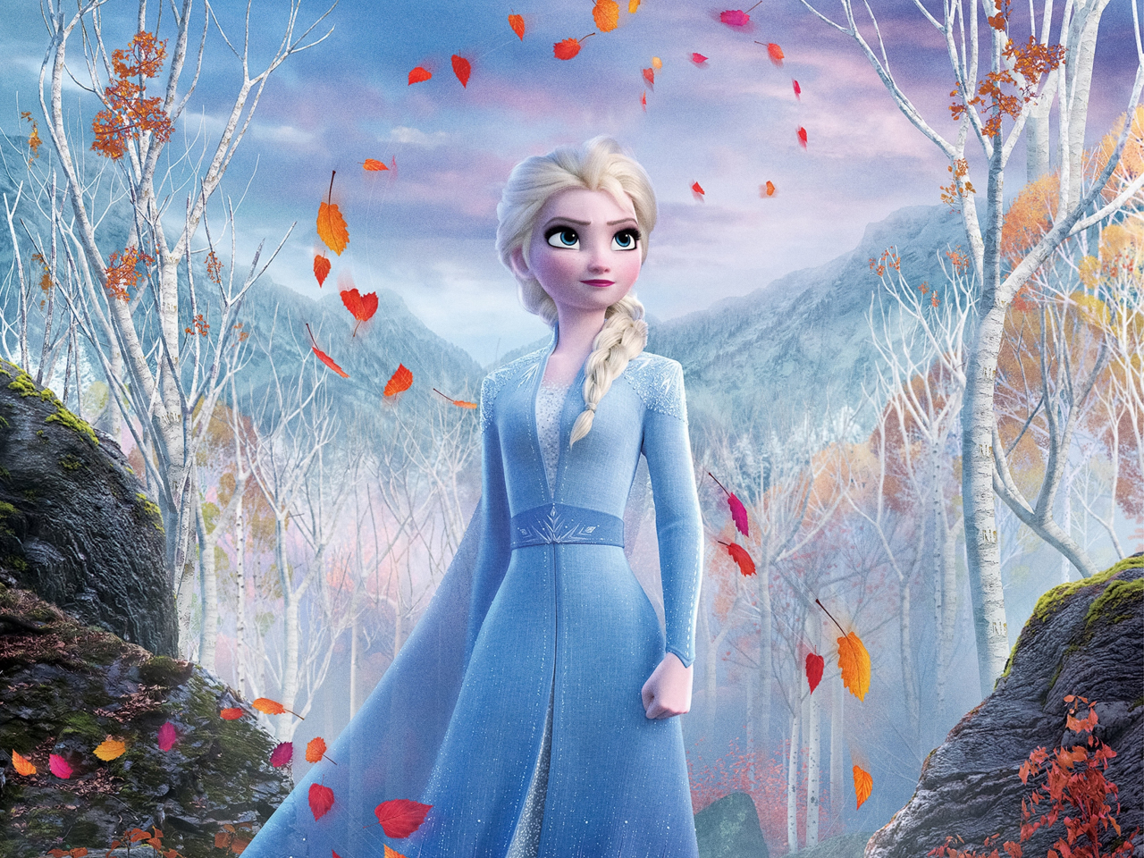 Snow Queen Elsa, frozen 2, movie, 2019, 1280x960 wallpaper