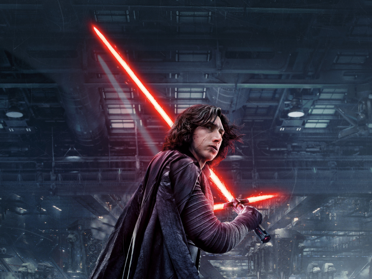 Download wallpaper 1280x960 kylo ren, star wars: the last jedi, 2018 ...