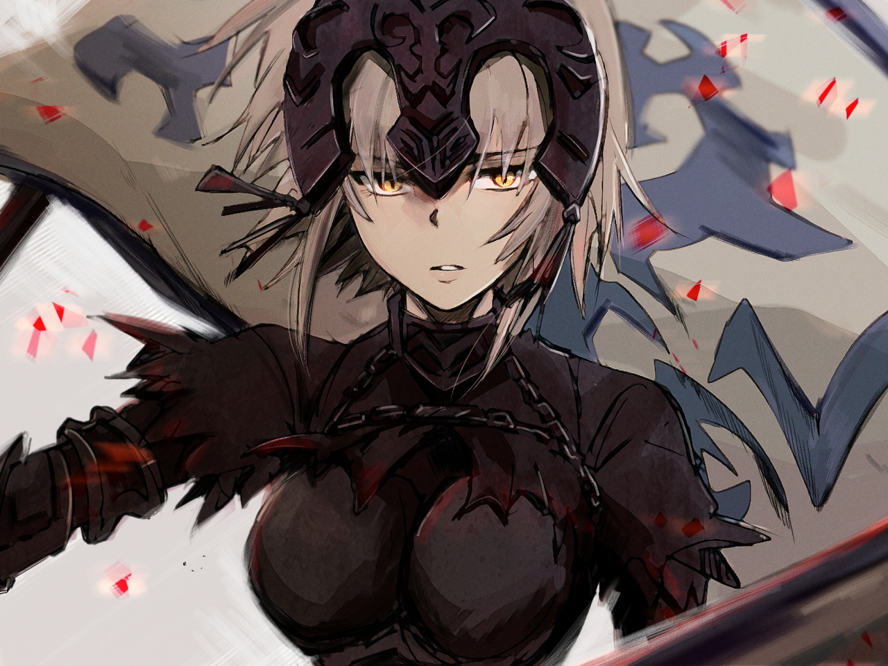 Download wallpaper 1280x960 jeanne d'arc alter, fate/stay night, anime ...