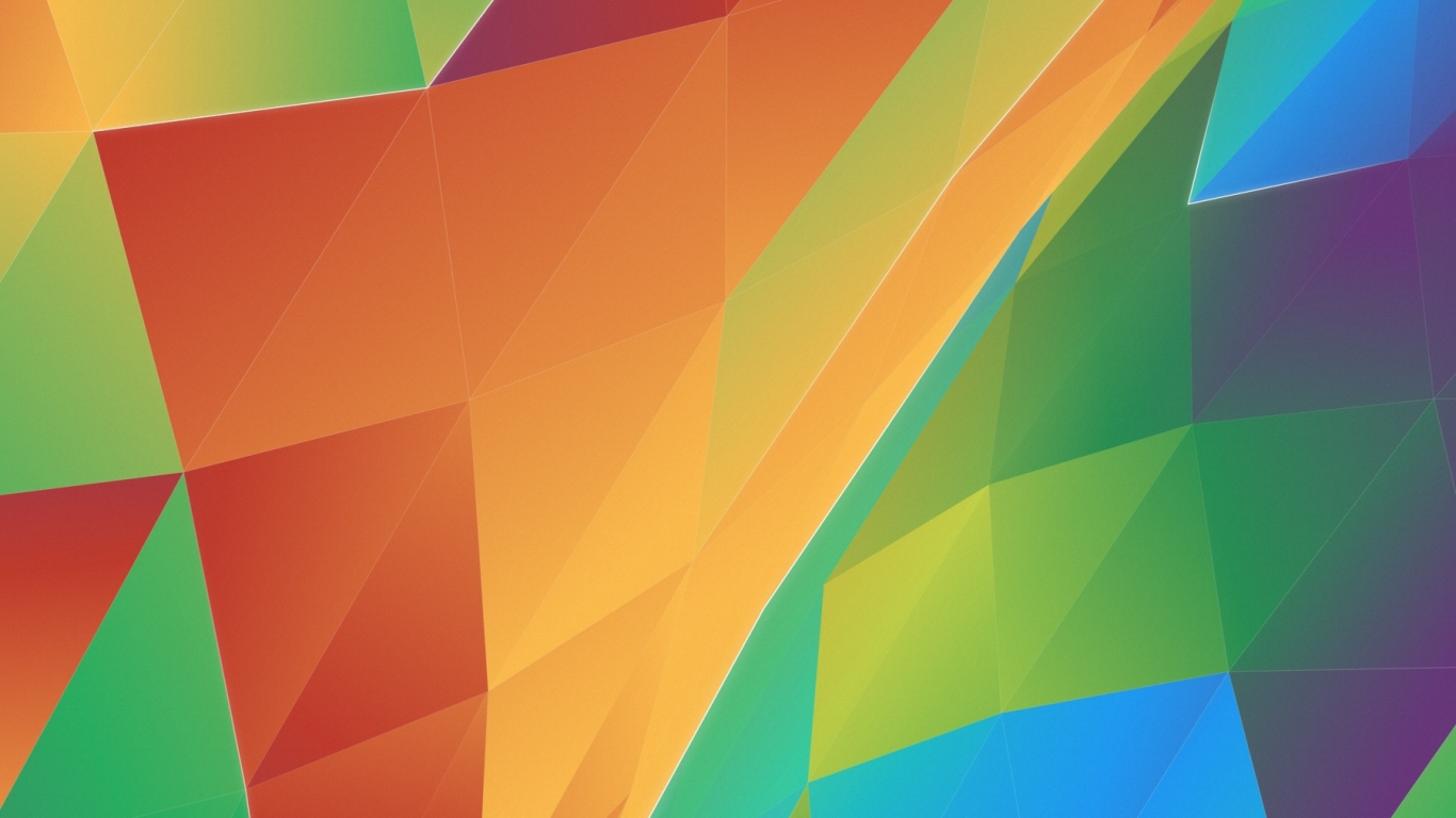 Download wallpaper 1366x768 colorful, geometry, abstract, tablet ...