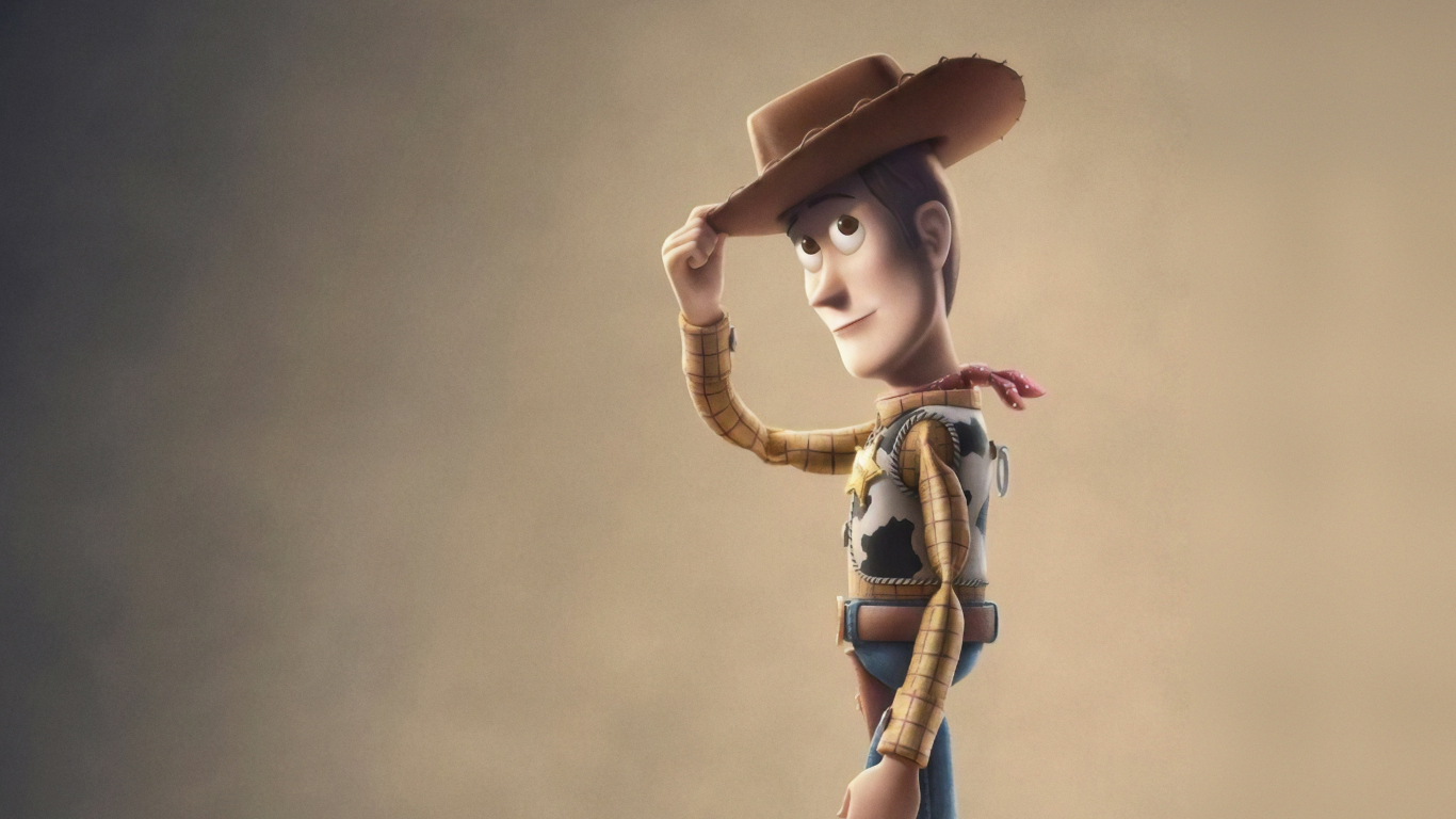Download wallpaper 1366x768 toy story 4, woody, animation movie, pixar,  tablet, laptop, 1366x768 hd background, 14946