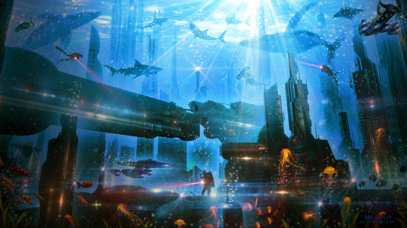 Atlantis Underwater wallpaper by R00CIFER  Download on ZEDGE  dae1