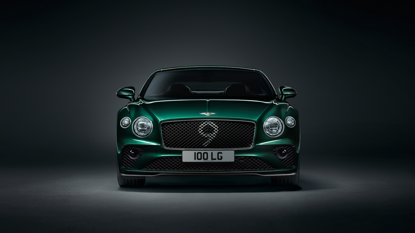 Download 1366x768 Wallpaper Bentley Continental Gt Number 9 Edition Green Front Tablet Laptop 1366x768 Hd Image Background 19916