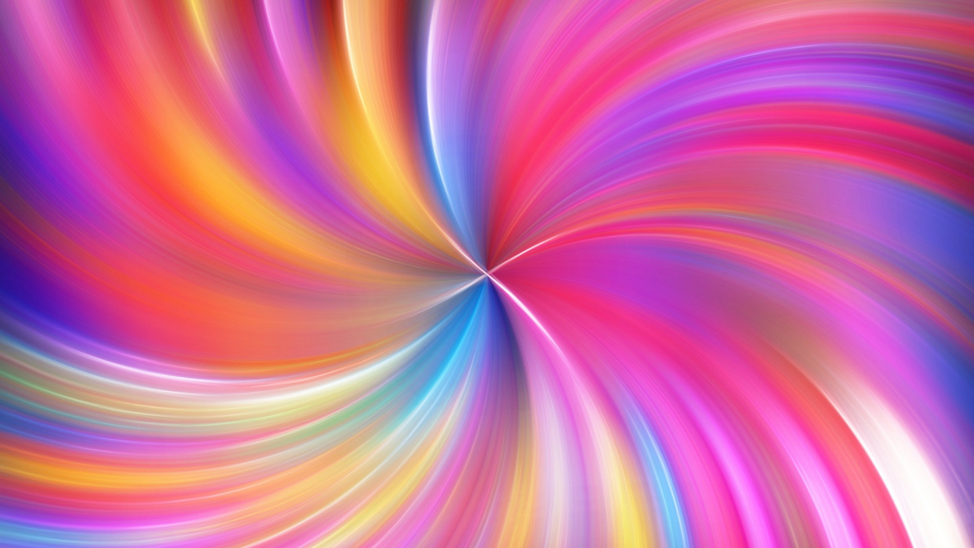 Download wallpaper 1366x768 swirl, colorful, abstraction, tablet ...