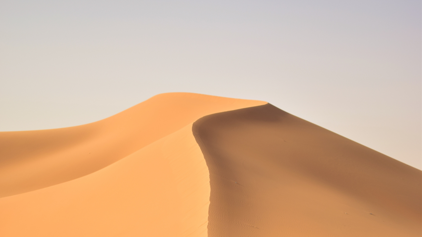Desert sand dunes landscape wallpaper background 