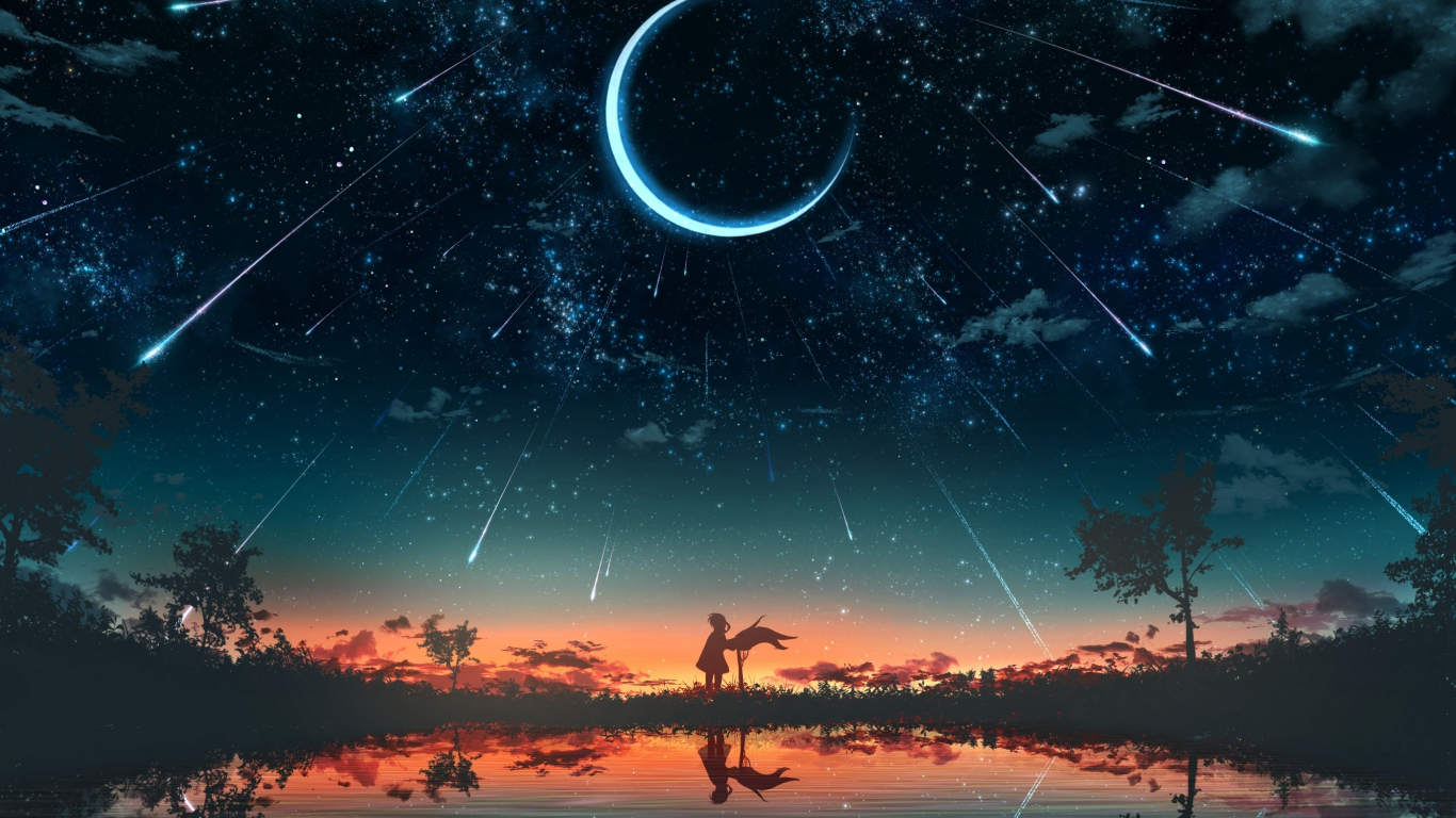 Night Aesthetic Anime PC Wallpapers  Wallpaper Cave