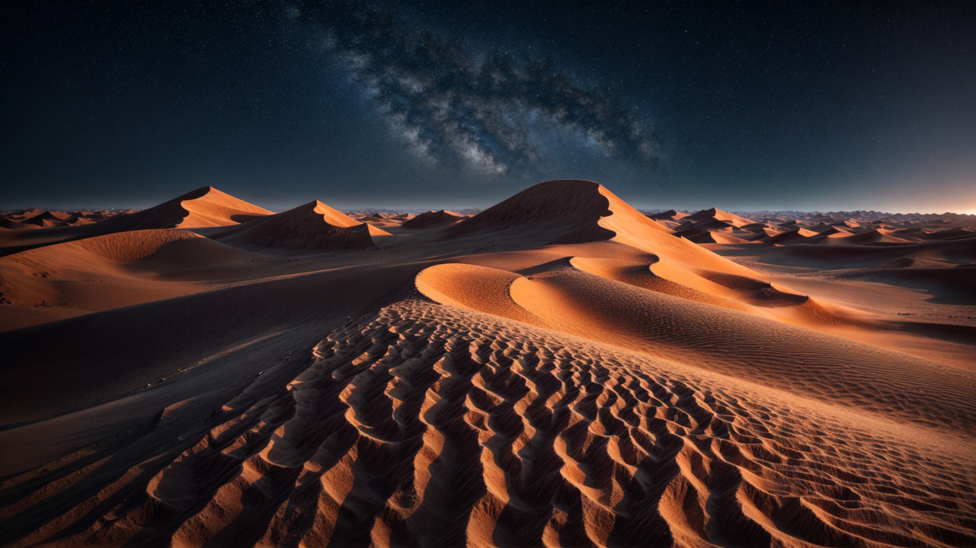 1366x768 Resolution A Desert By Artist Cool 1366x768 Resolution Wallpaper -  Wallpapers Den