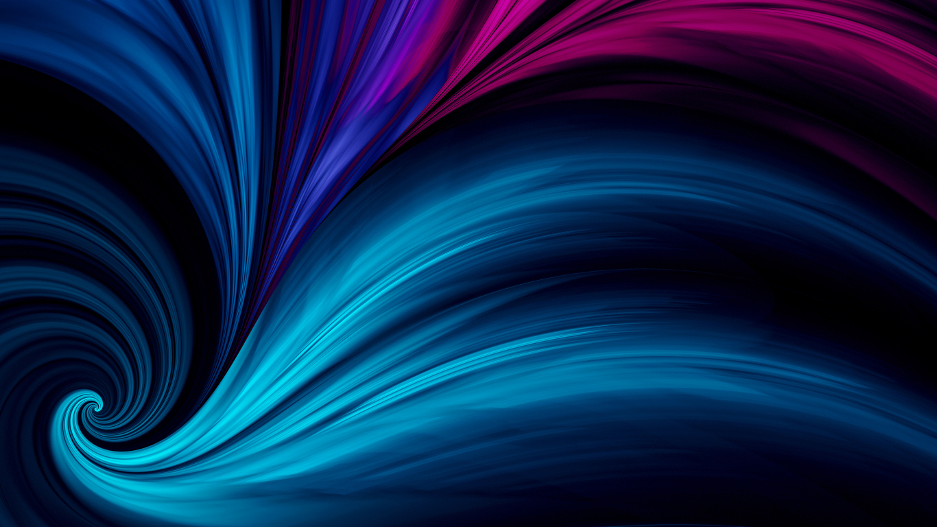 Huawei Matebook Pro stock blue-dark waves wallpaper - KDE Store
