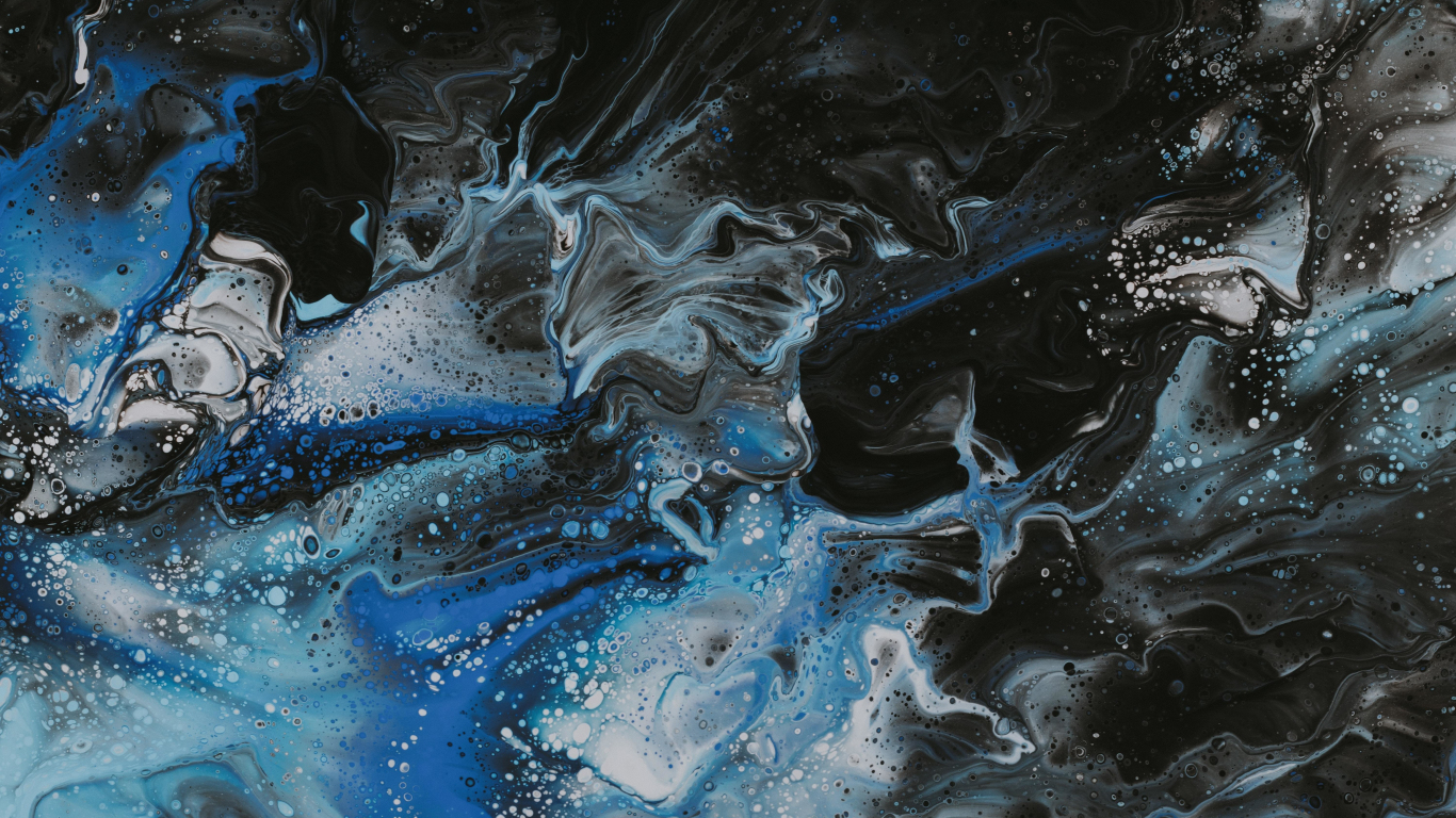 Download wallpaper 1366x768 texture, blue-dark, abstraction art, tablet ...