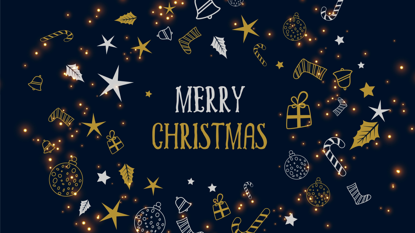 Download wallpaper 1366x768 2019 merry christmas abstract tablet laptop  1366x768 hd background 17312