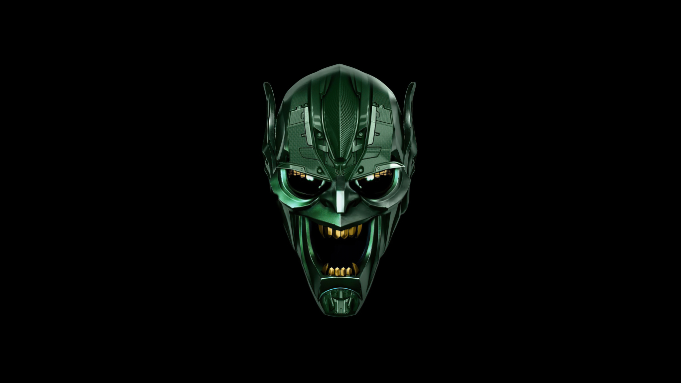 Green Goblin minimal villain art wallpaper background - Eyecandy for your  XFCE-Desktop 