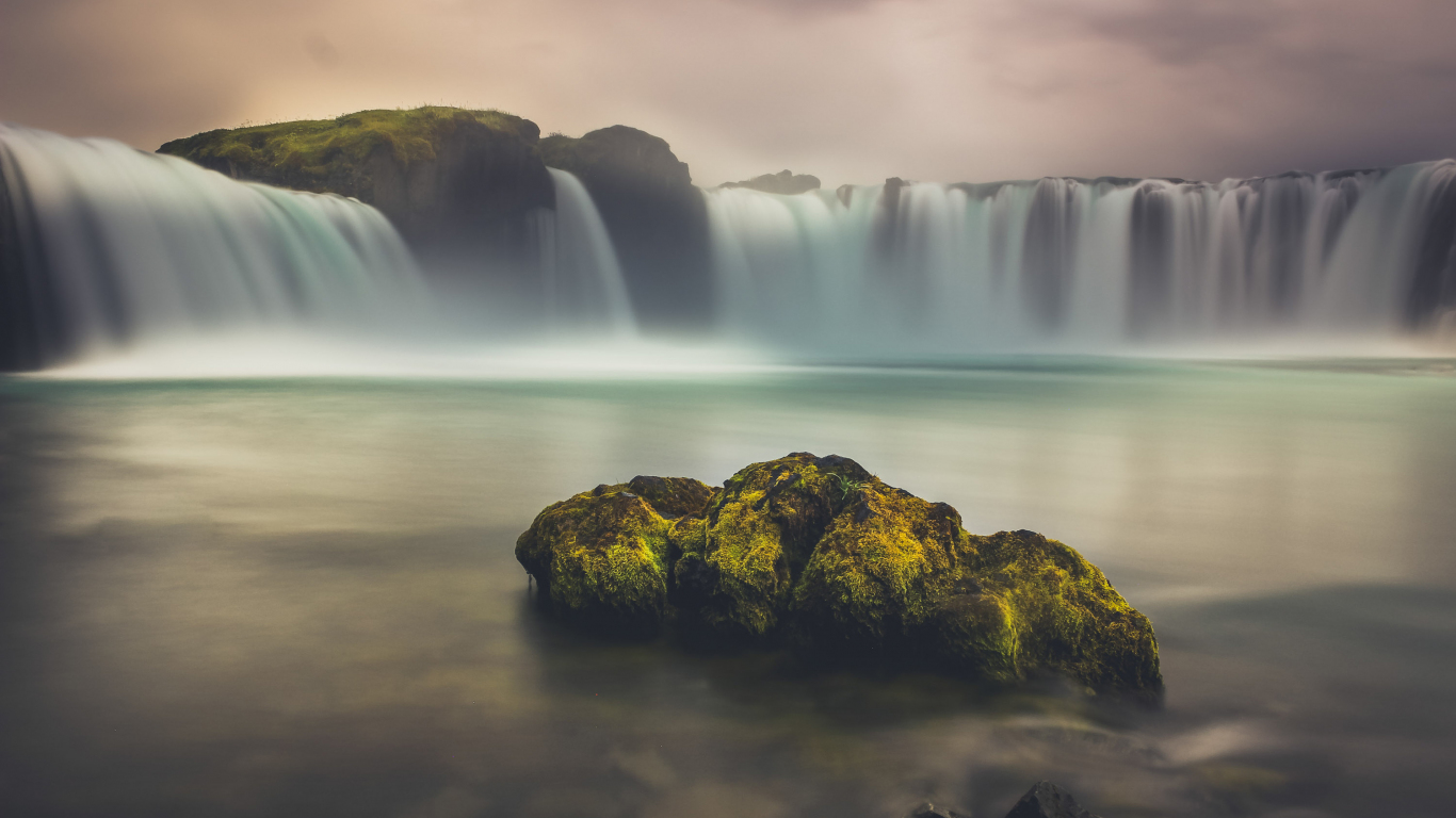 Waterfalls Wallpapers Hd 1366x768 - Wallpaperall