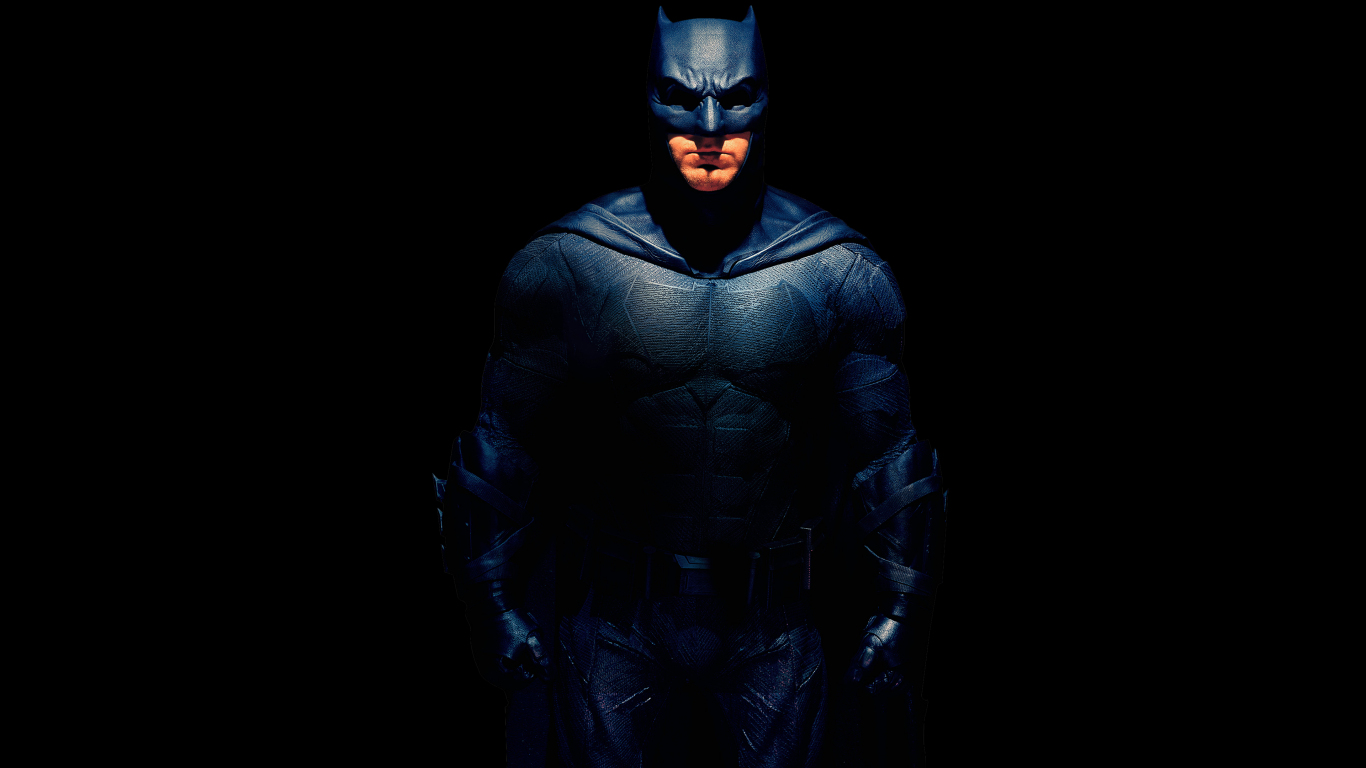 Batman, superhero, justice league, movie, 2017, 1366x768 wallpaper