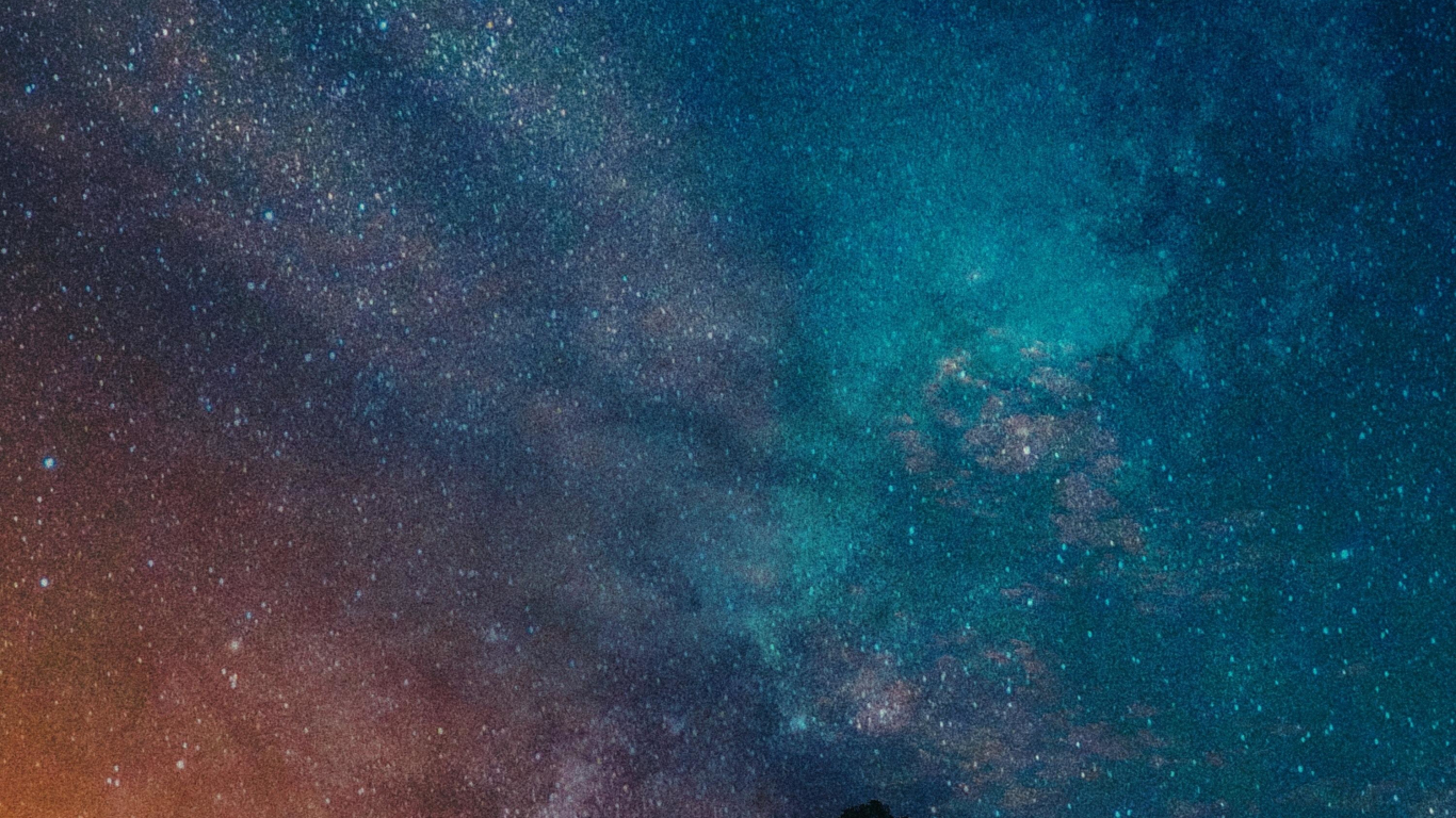 Download colorful sky, night, starry sky 1366x768 wallpaper, tablet ...